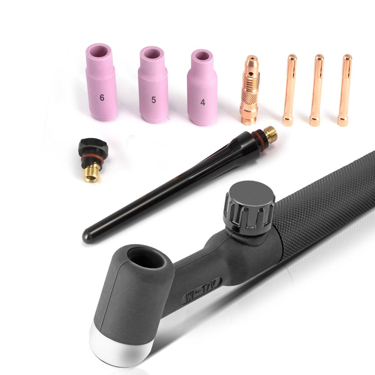 STAHLWERK Schweißbrenner Lift-Tig-Brenner WP-17V 4m Schlauchpaket 9mm Dorn