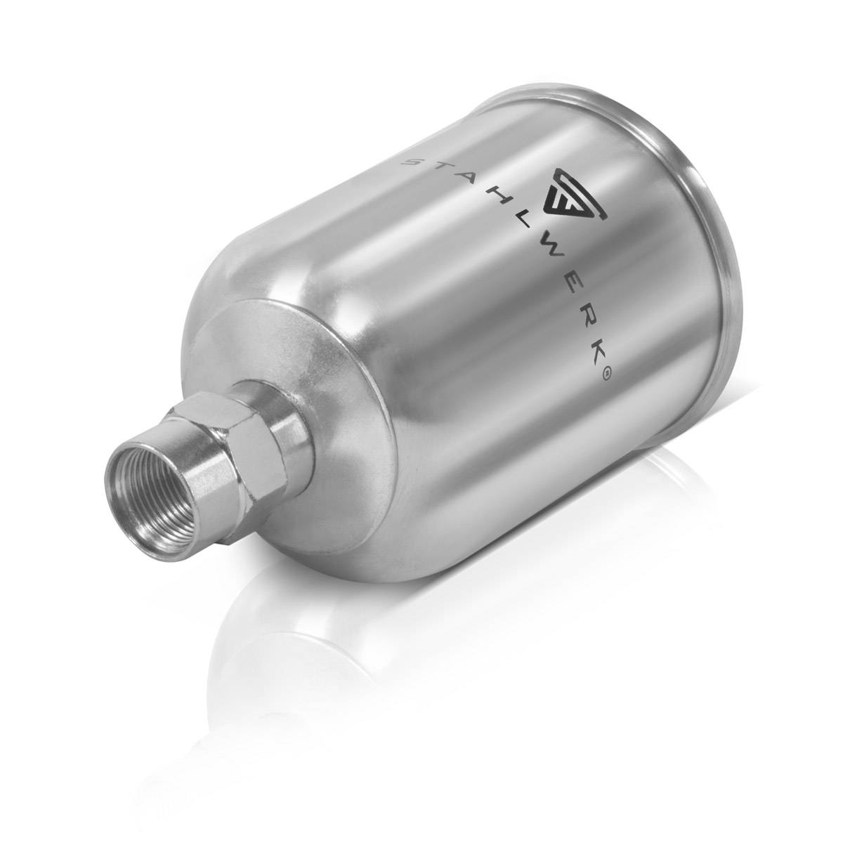 STAHLWERK Alu Fließbecher 125 ml Farbbecher für Lackierpistole