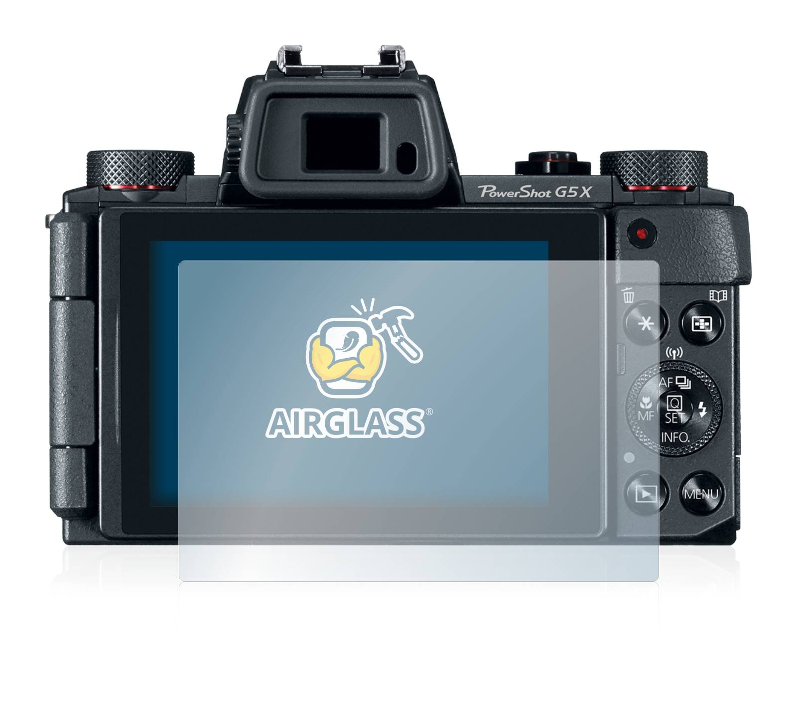 BROTECT AirGlass Flexible Schutz Glas Folie für Canon PowerShot G5 X Klar Transparent