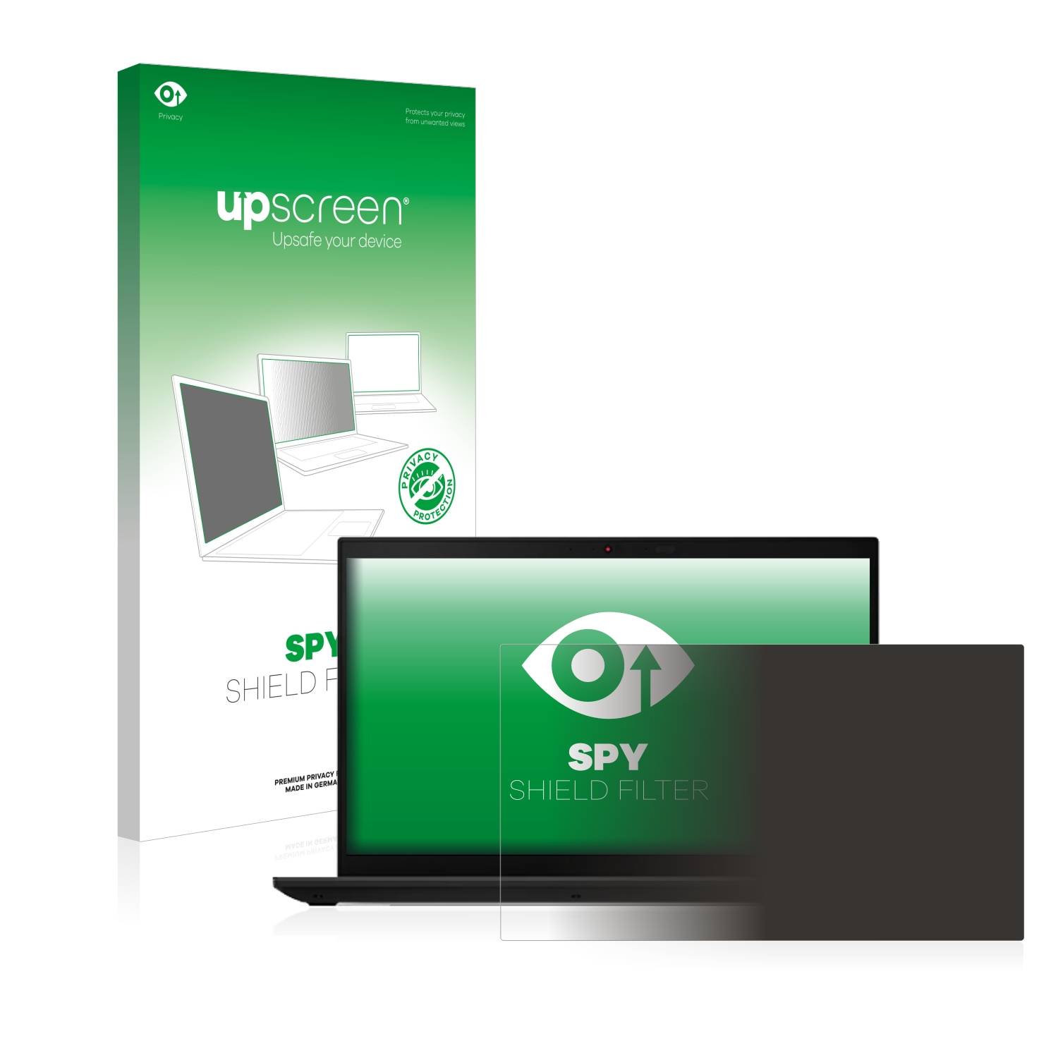 upscreen Blickschutzfilter für Lenovo ThinkPad L15 Gen 3 Blaulichtfilter Sichtschutz Privacy Anti Spy abnehmbar