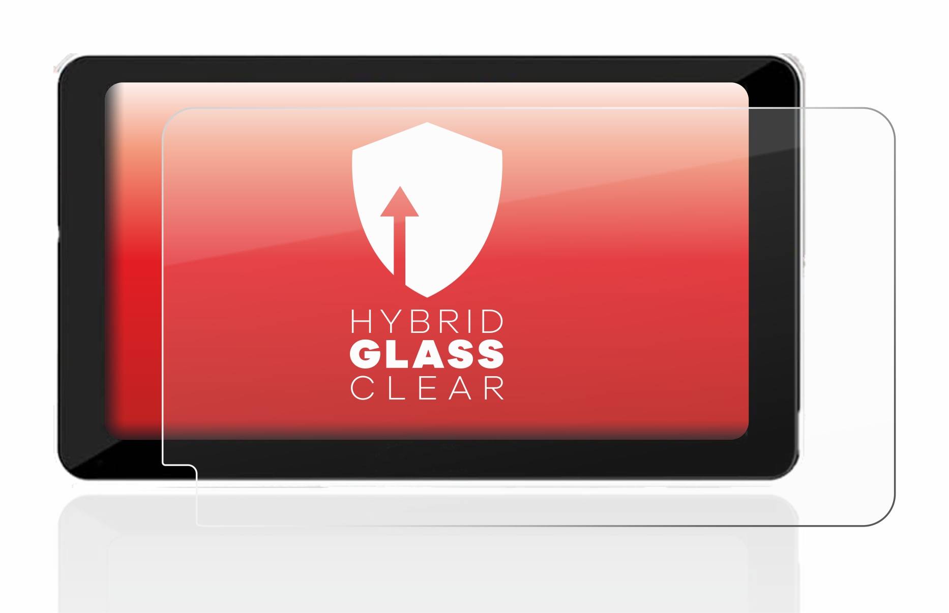 upscreen Hybrid Glas Schutz-Folie für Carpuride 701 7