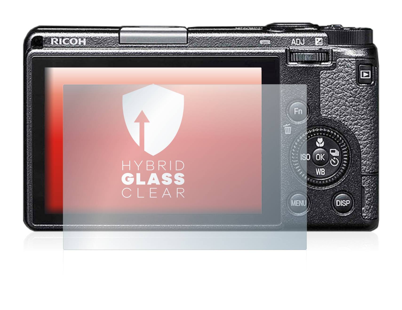 upscreen Flexible Schutz Glas Folie für Ricoh GR IIIx / IIIx HDF Schutzglas 9H Hybridglas Klar
