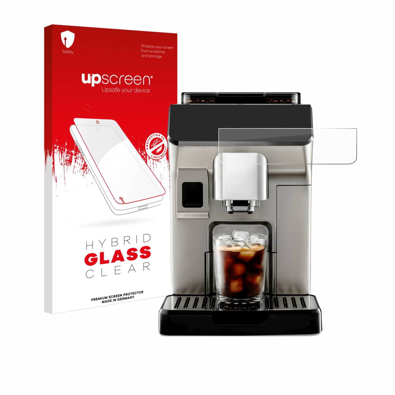 upscreen Flexible Schutz Glas Folie für DeLonghi Eletta Explore Schutzglas 9H Hybridglas Klar