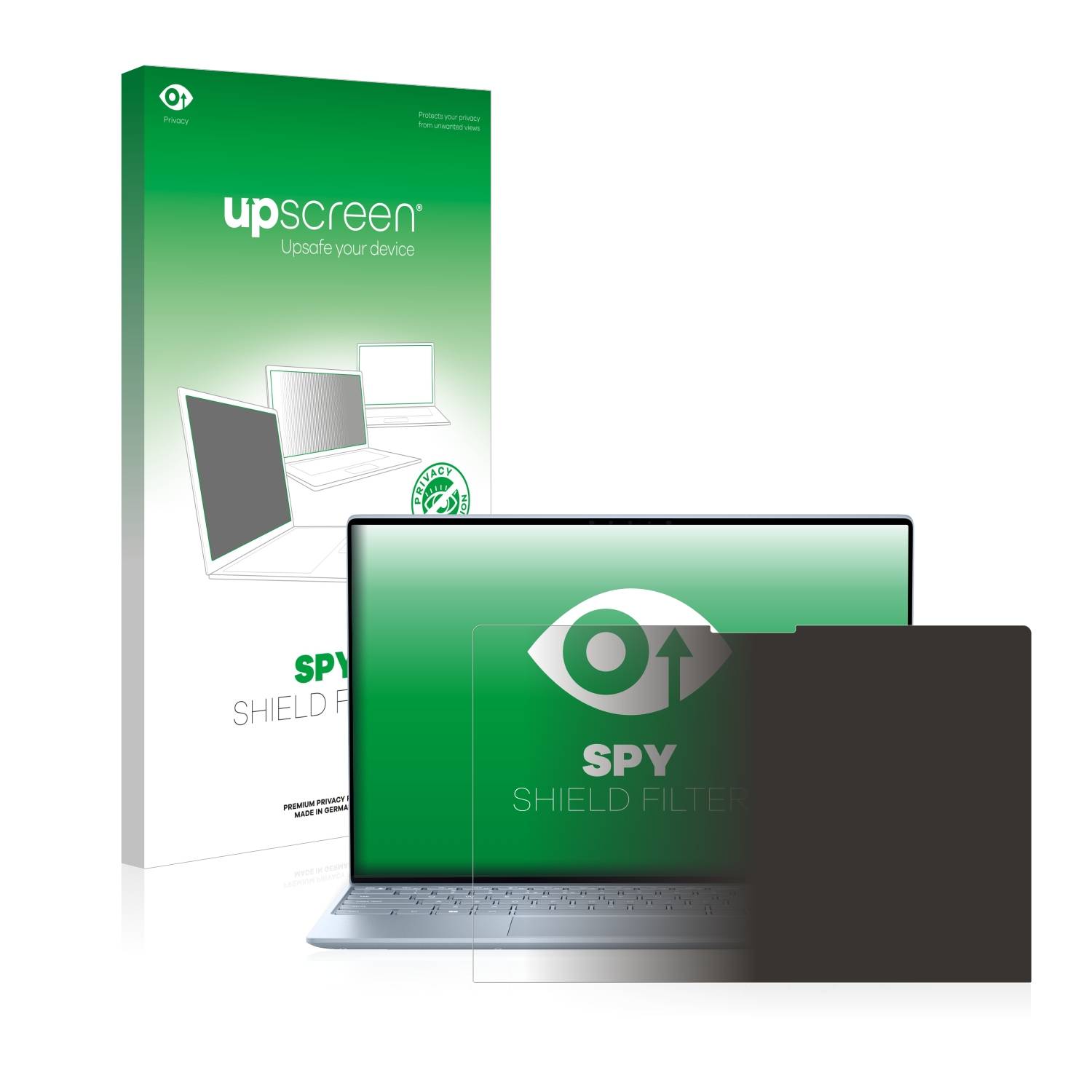 upscreen Blickschutzfilter für Dell XPS 13 9315 Touch Blaulichtfilter Sichtschutz Privacy Anti Spy abnehmbar