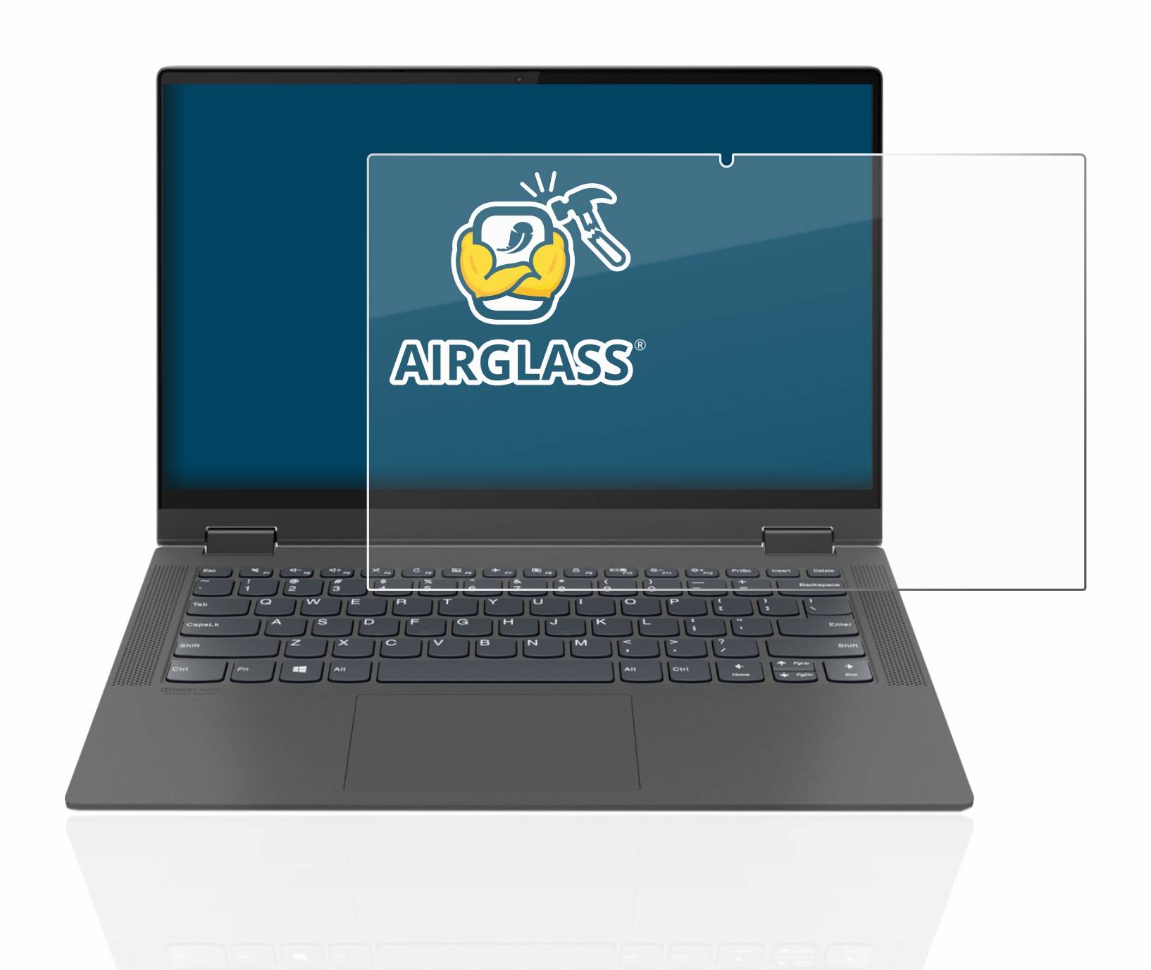 BROTECT AirGlass Glas Schutz-Folie für Lenovo IdeaPad Flex 5 14 16:9 - Schutzglas