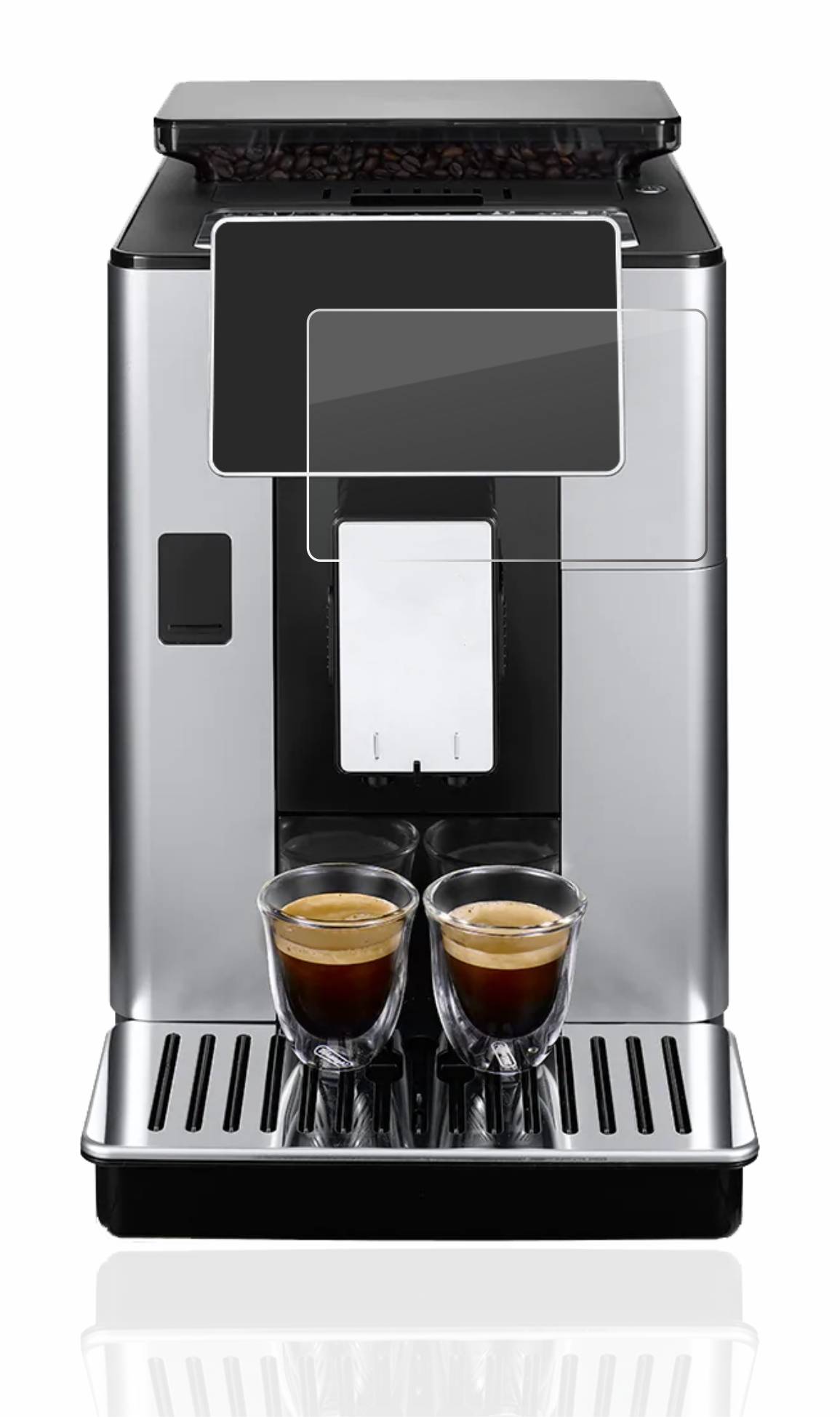 BROTECT AirGlass Glas Panzer-Folie für DeLonghi PrimaDonna Soul ECAM610.75.MB - Schutzglas