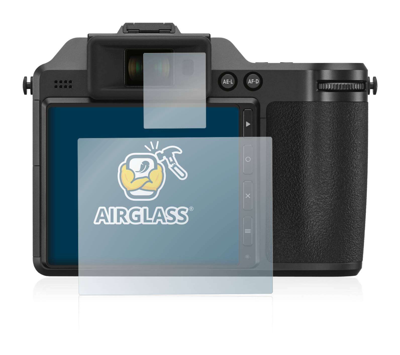 BROTECT AirGlass Flexible Schutz Glas Folie für Fujifilm X-H2 Klar Transparent