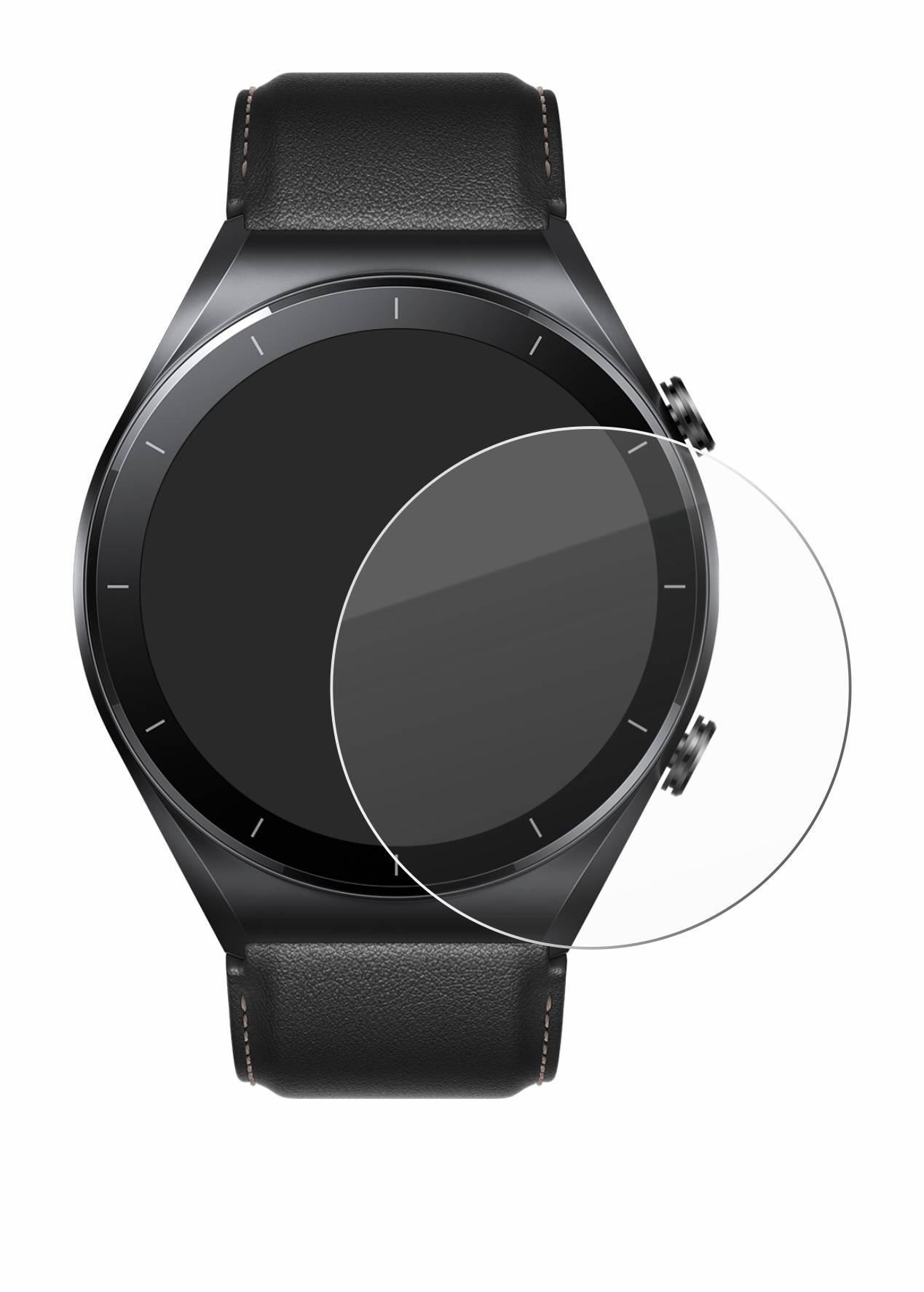 BROTECT AirGlass Glas Schutz-Folie für Xiaomi Watch S1 - Schutzglas