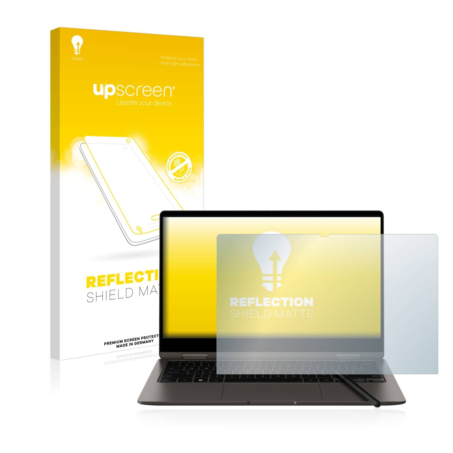 upscreen Reflection Shield Matt Schutzfolie für Samsung Galaxy Book3 360 13