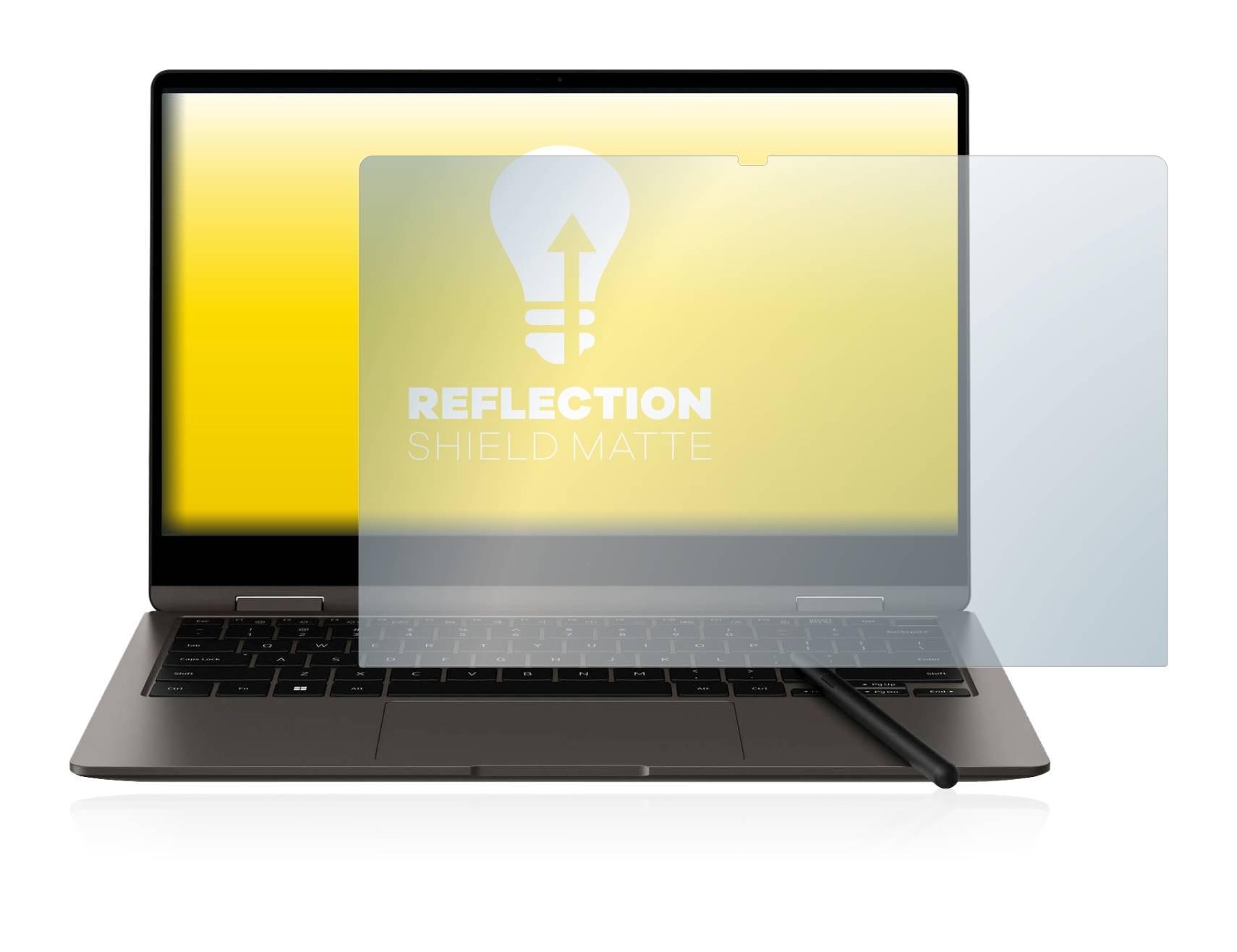 upscreen Reflection Shield Matt Schutzfolie für Samsung Galaxy Book3 360 13