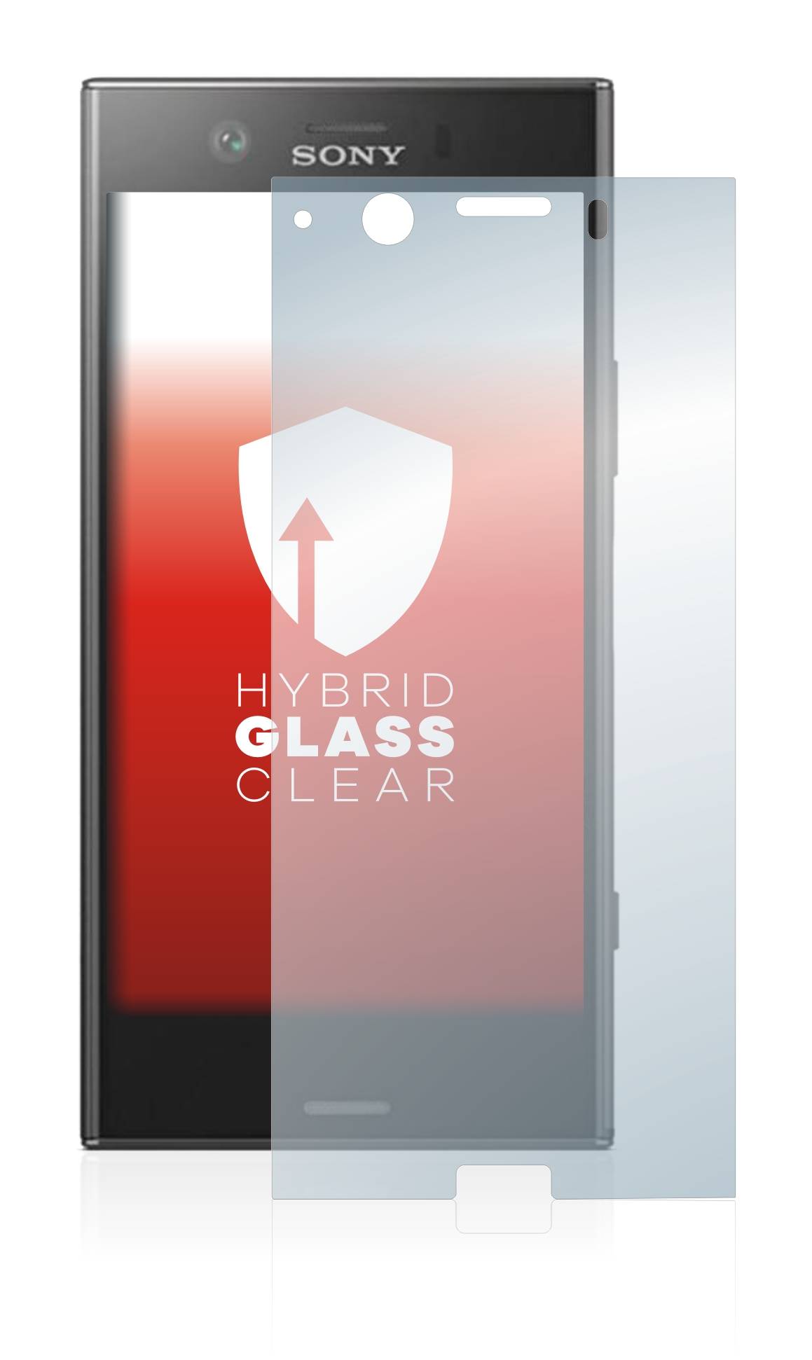 upscreen Hybrid Glas Panzer-Folie für Sony Xperia XZ1 Compact