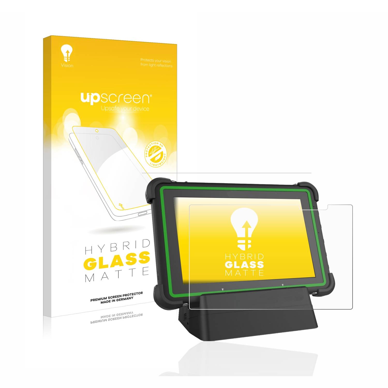 upscreen Flexible Schutz Glas Folie für Hella Gutmann Mega Macs X (tablet) Schutzglas 9H Hybridglas Matt Entspiegelt