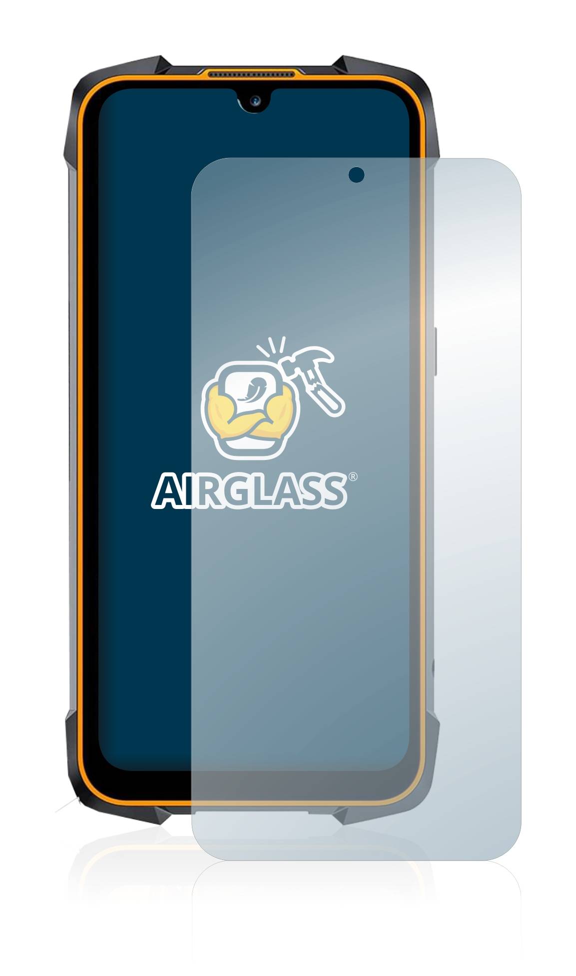 BROTECT AirGlass Glas Schutz-Folie für Cubot King Kong 5 Pro - Schutzglas