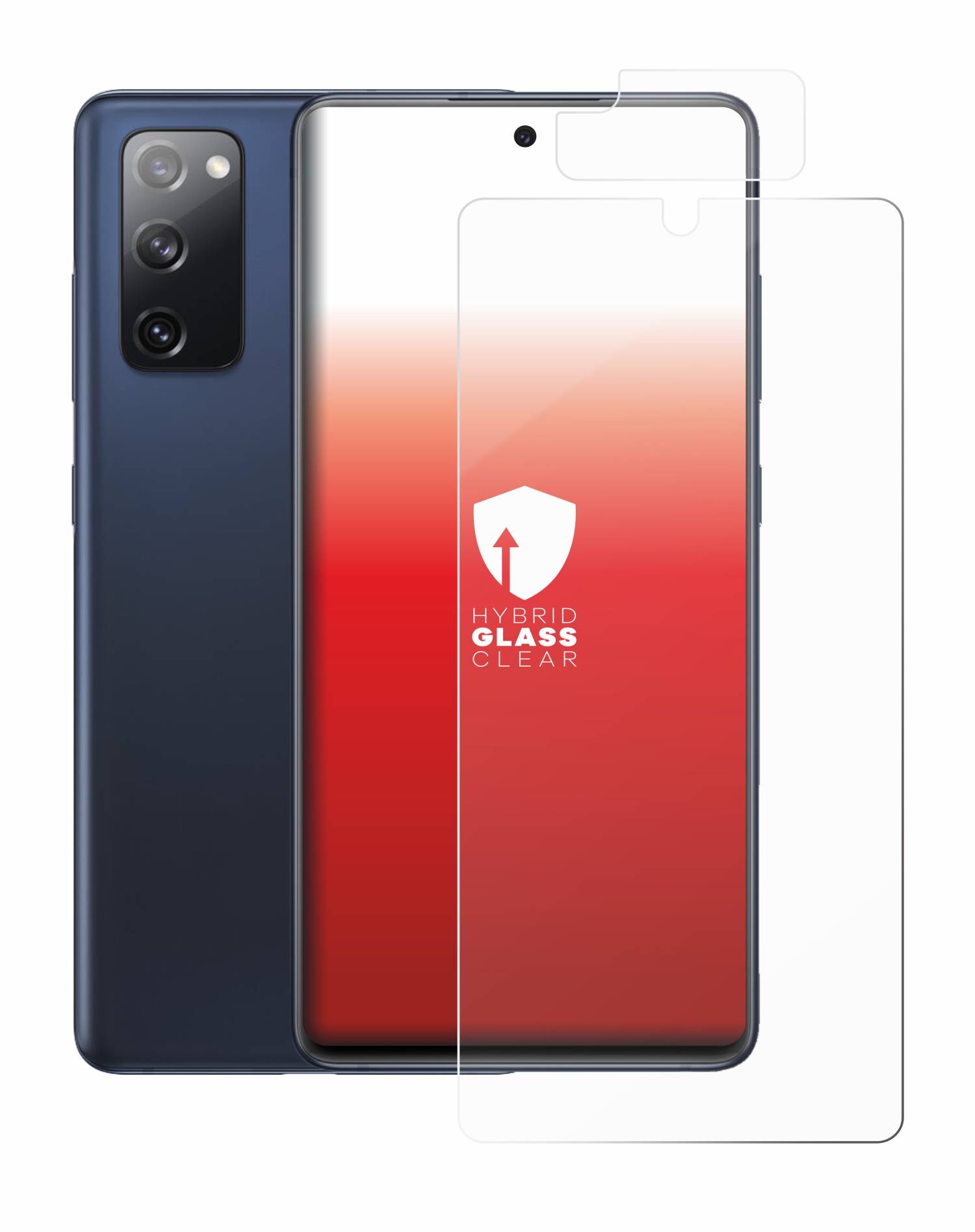 upscreen Hybrid Glas Schutz-Folie für Samsung Galaxy S20 FE 5G (Display+Kamera)