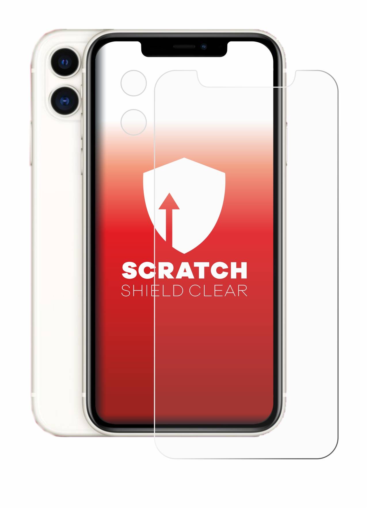 upscreen Scratch Shield Schutzfolie für Apple iPhone 11 (Display+Kamera)
