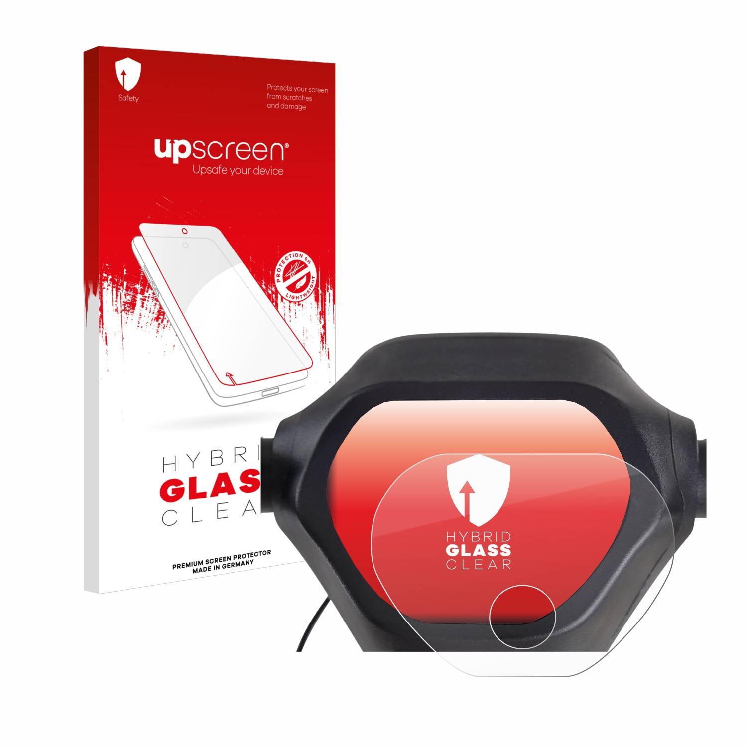 upscreen Flexible Schutz Glas Folie für Epowerfun ePF-2 Schutzglas 9H Hybridglas Klar