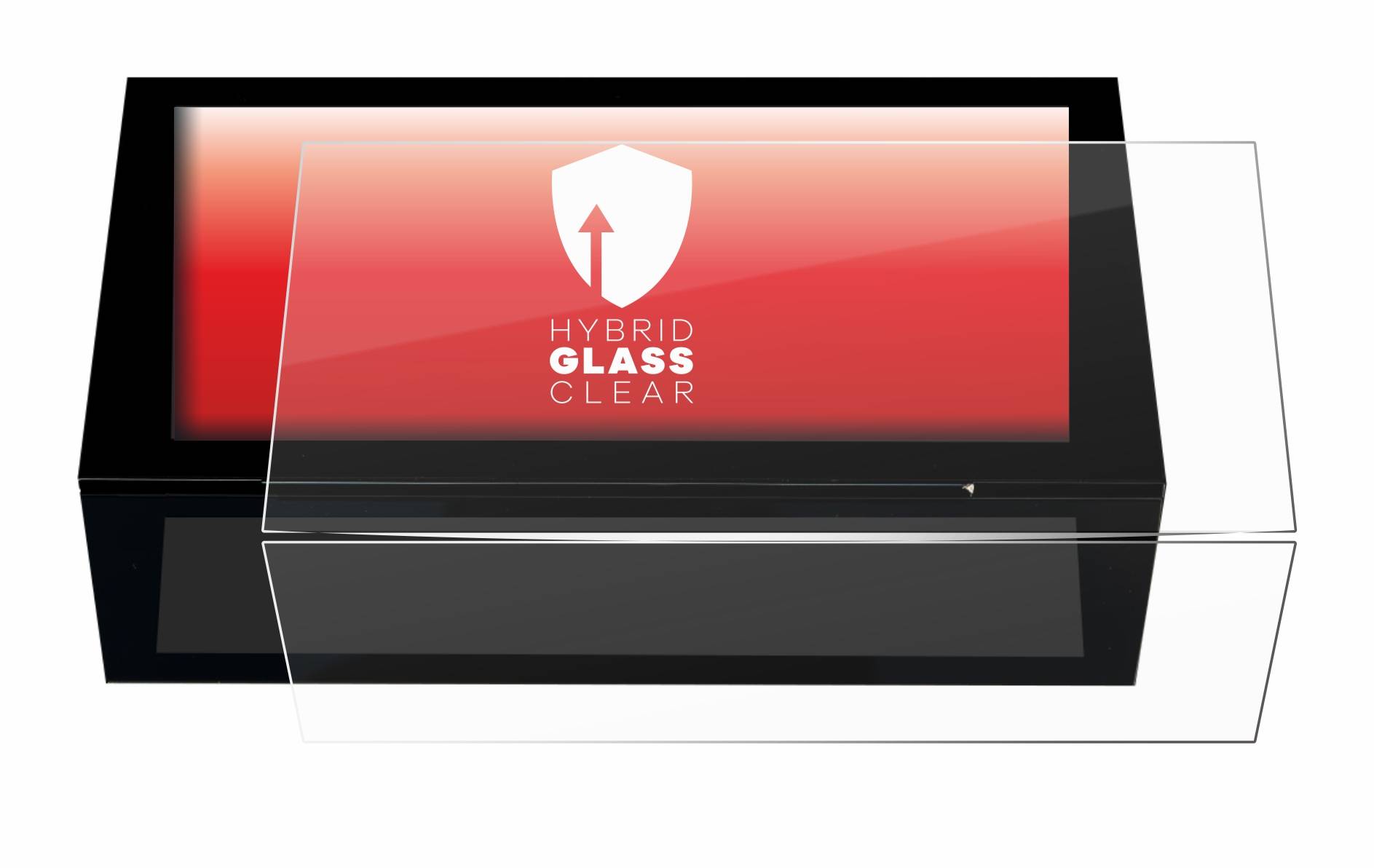 upscreen Hybrid Glas Schutz-Folie für Peugeot 308 2022 Infotainment System 10