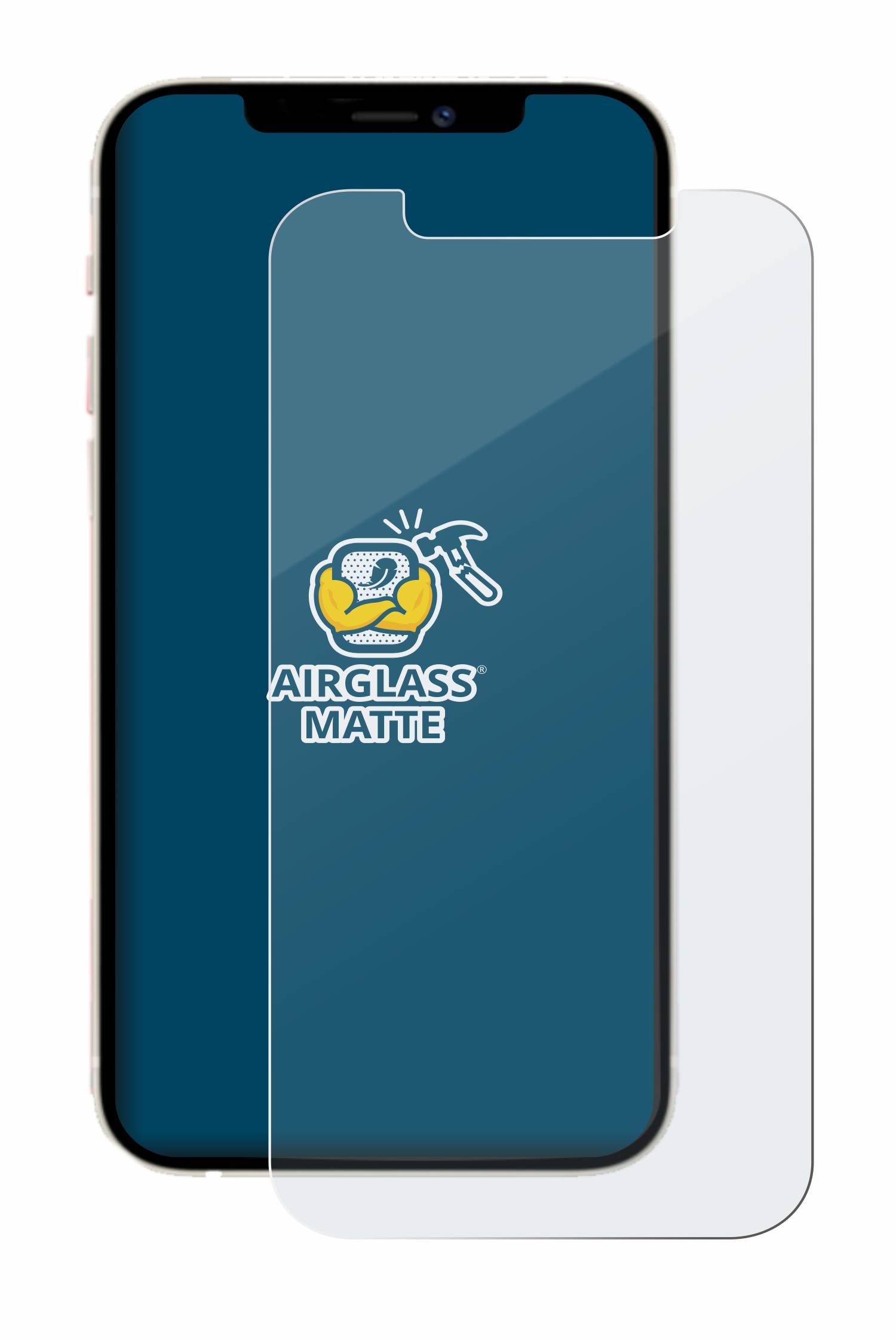 BROTECT AirGlass Matt Glas Panzer Folie für Apple iPhone 12 Pro