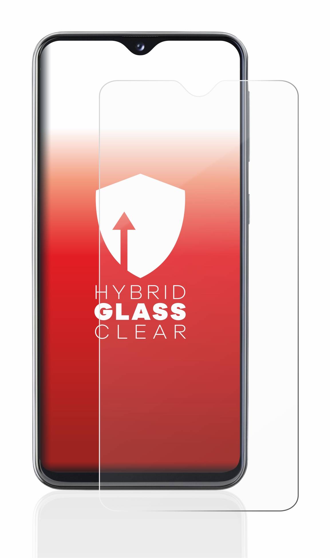 upscreen Hybrid Glas Schutz-Folie für Samsung Galaxy A20e