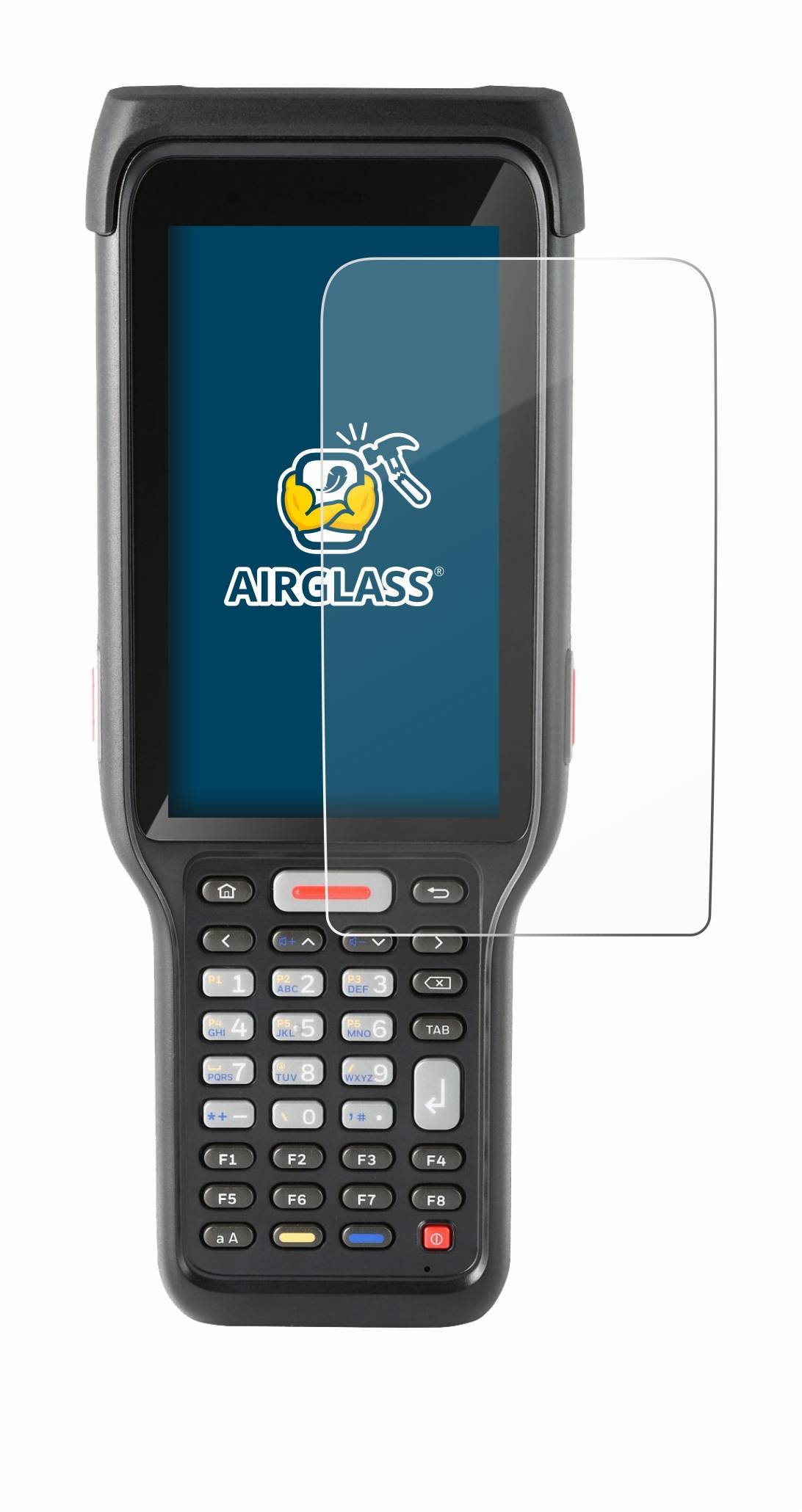 BROTECT AirGlass Flexible Schutz Glas Folie für Honeywell ScanPal EDA61K Klar Transparent