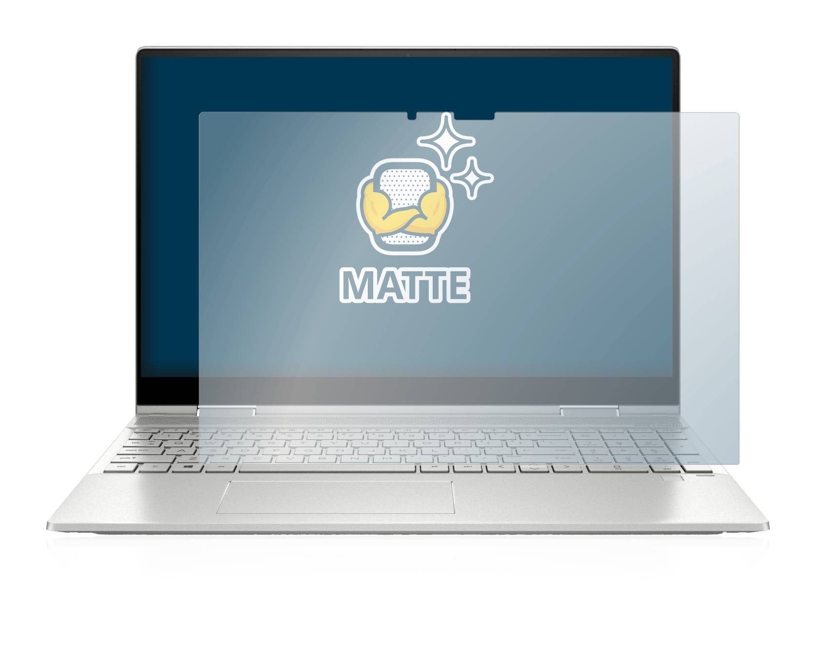BROTECT Schutzfolie für HP Envy x360 2-in-1 15-ey Folie Matt Entspiegelt