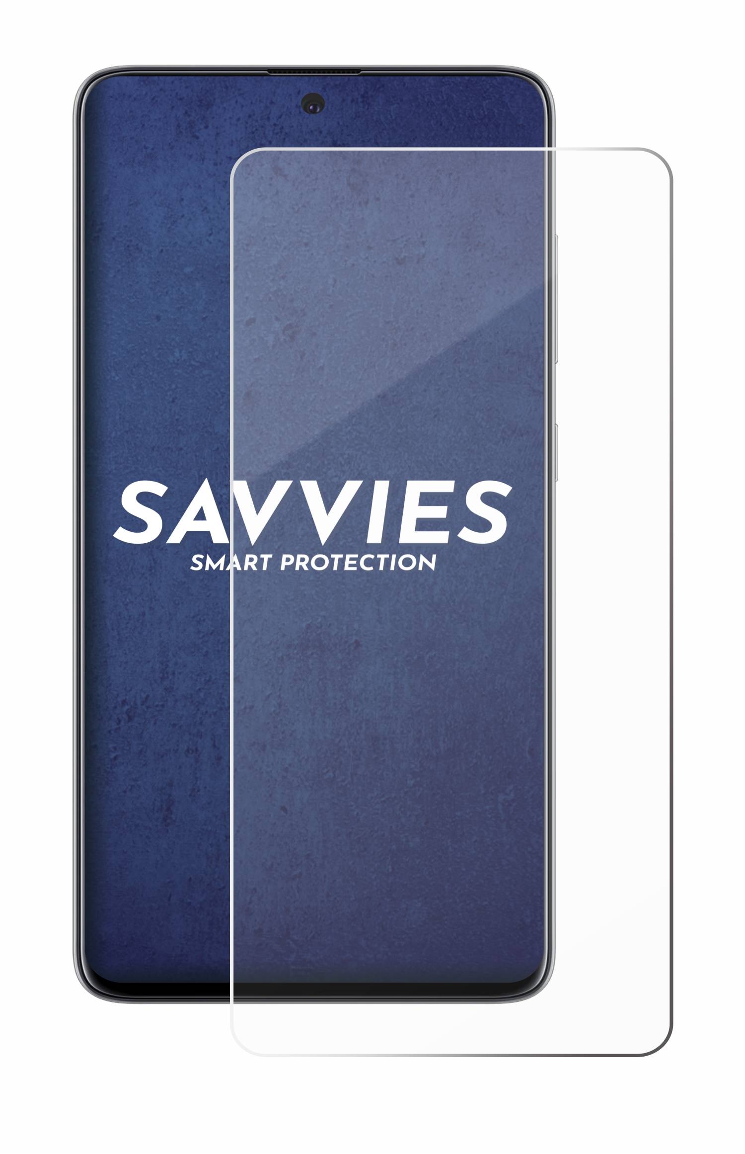 Savvies HD33 Clear Schutzglas für Samsung Galaxy A51