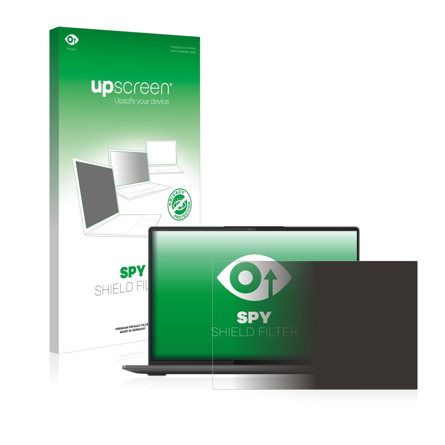 upscreen Blickschutzfilter für Lenovo Yoga Slim 7 ProX 14ARH7 Blaulichtfilter Sichtschutz Privacy Anti Spy abnehmbar
