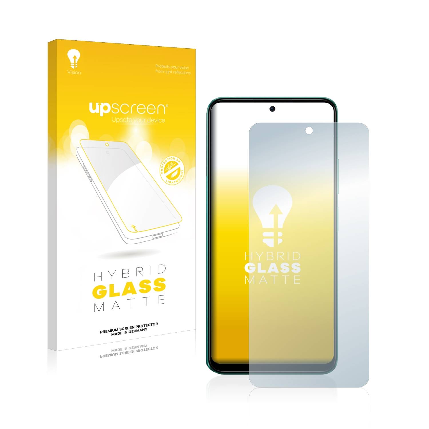 upscreen Hybrid Glas Matt Schutz-Folie für Xiaomi Poco X5