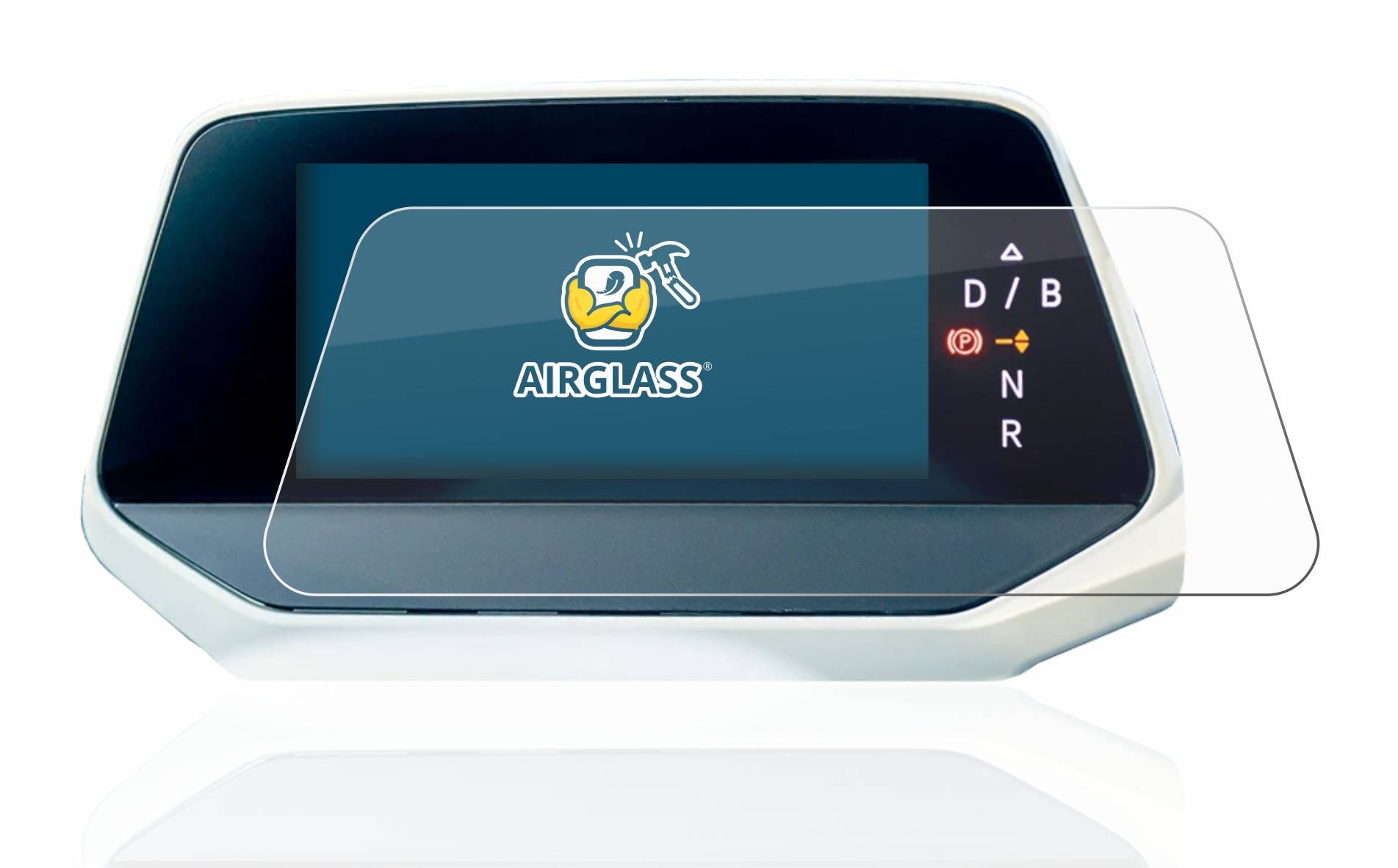 BROTECT AirGlass Glas Schutz-Folie für Volkswagen ID.5 Digitalcockpit - Schutzglas