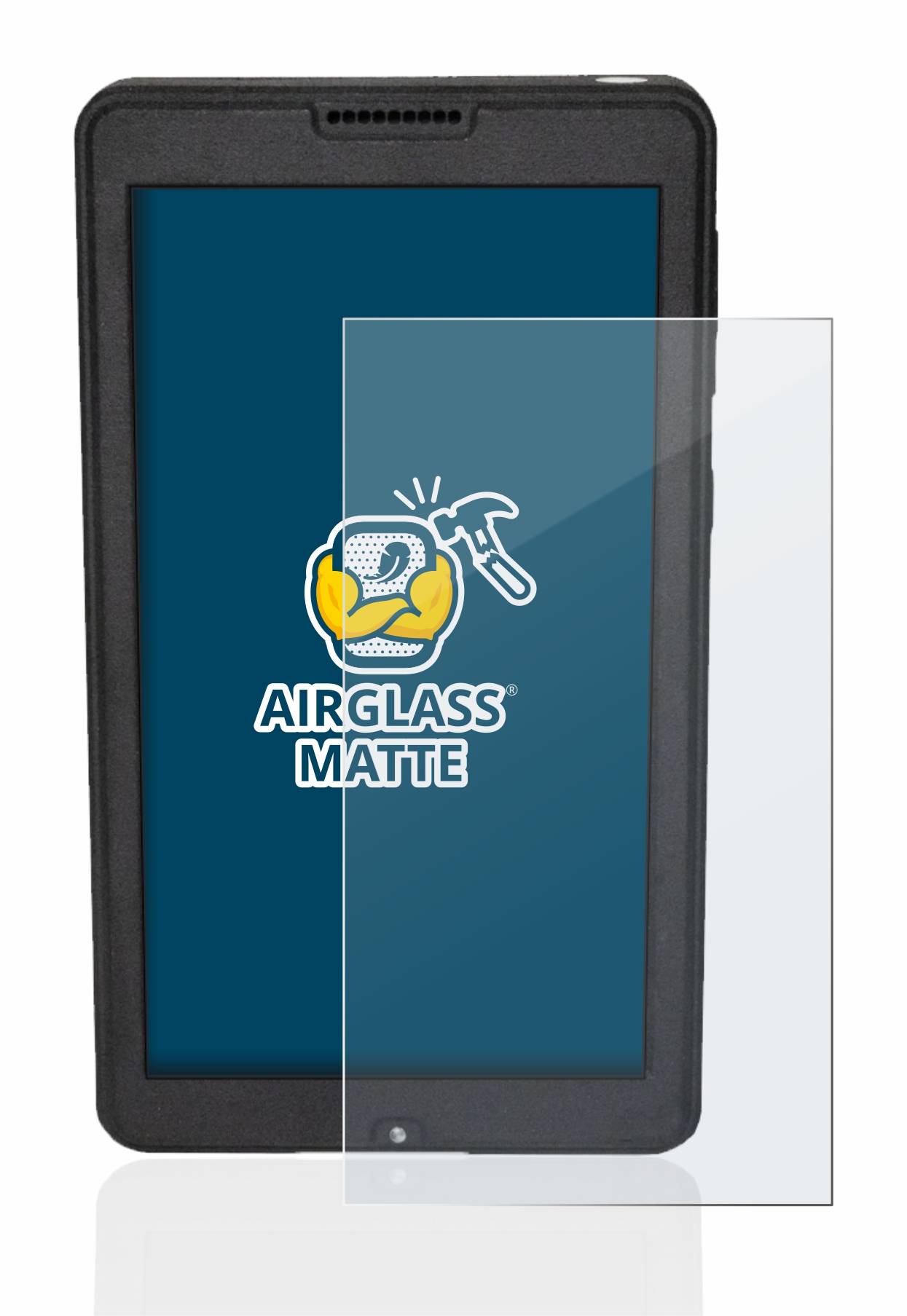 BROTECT AirGlass Flexible Schutz Glas Folie für Naviter Oudie N 5.5" Matt Entspiegelt