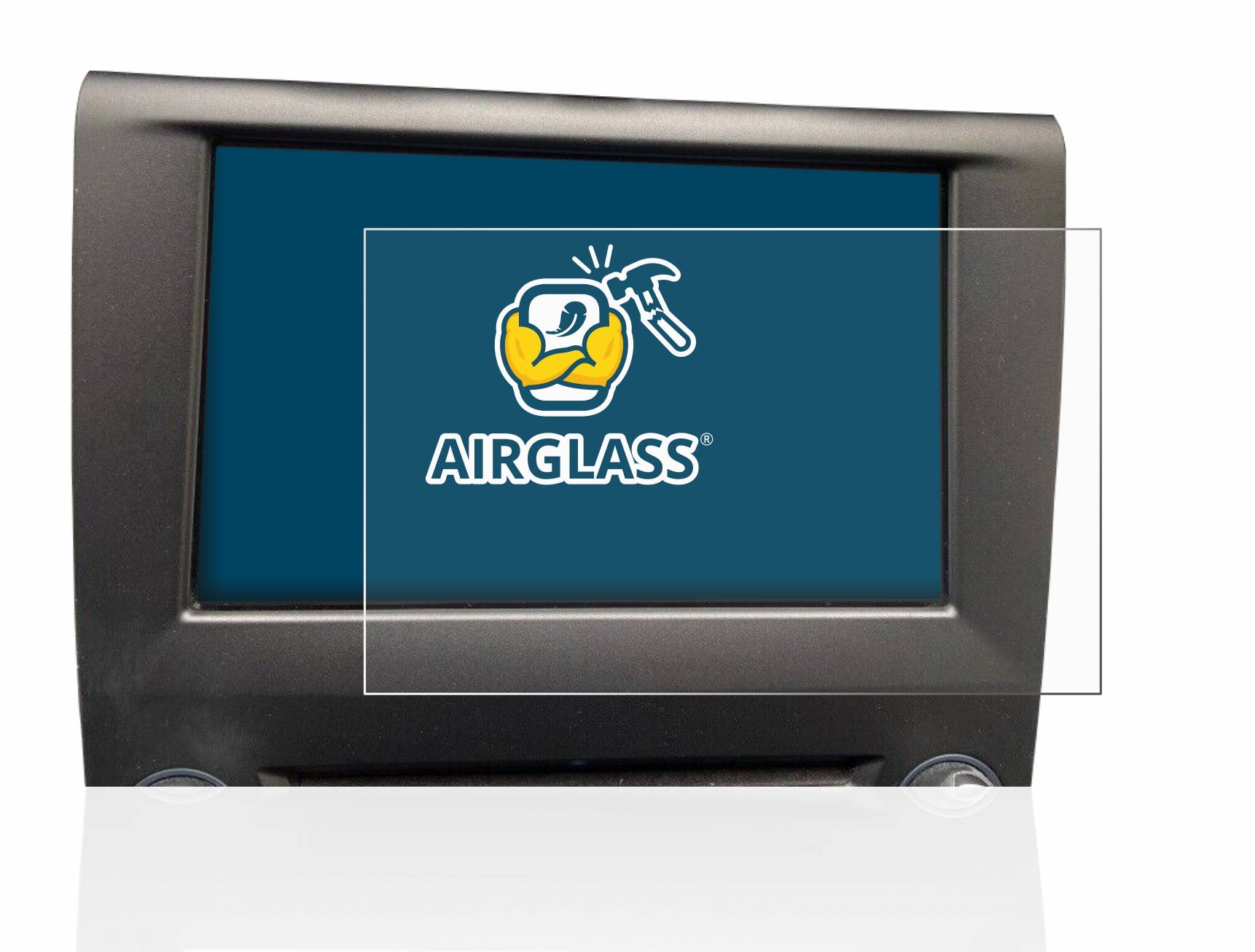 BROTECT AirGlass Glas Panzer-Folie für Ford Mondeo S&S Business sync 3 2016 - Schutzglas