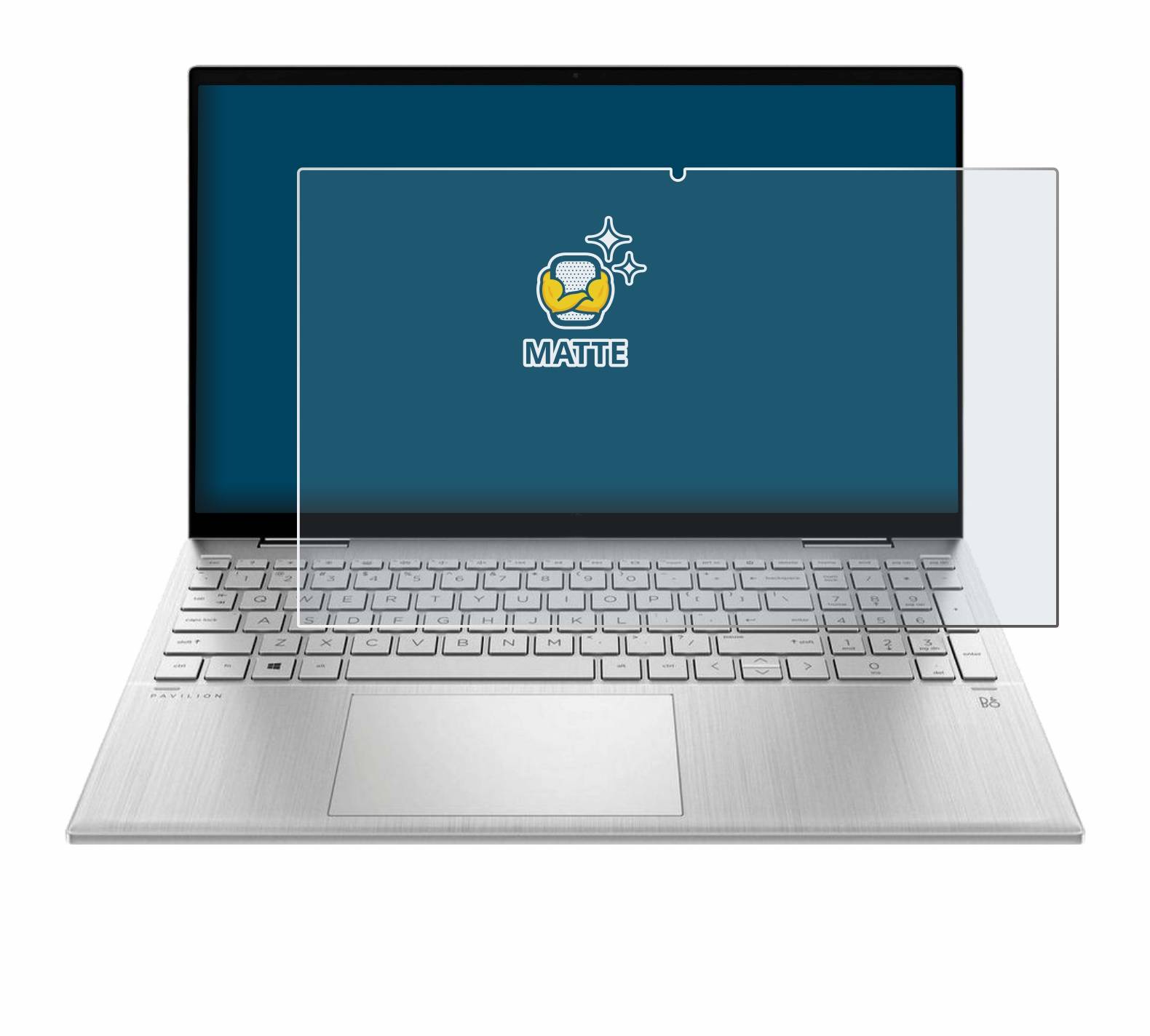 BROTECT Entspiegelungs-Folie für HP Pavilion x360 Convertible 15-er0203ng