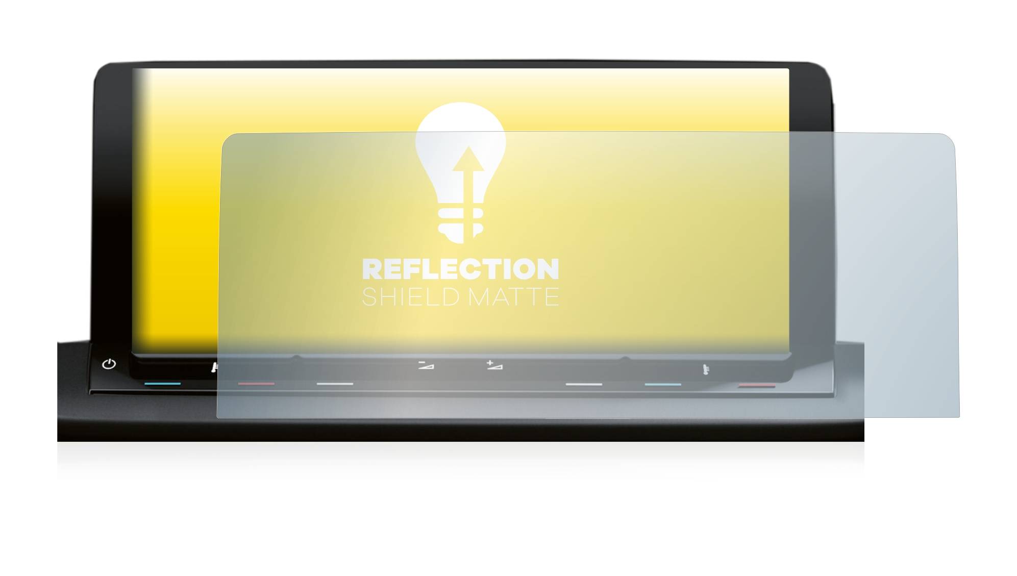 upscreen Reflection Shield Matt Schutzfolie für Volkswagen Caddy 5 Discover Media 10