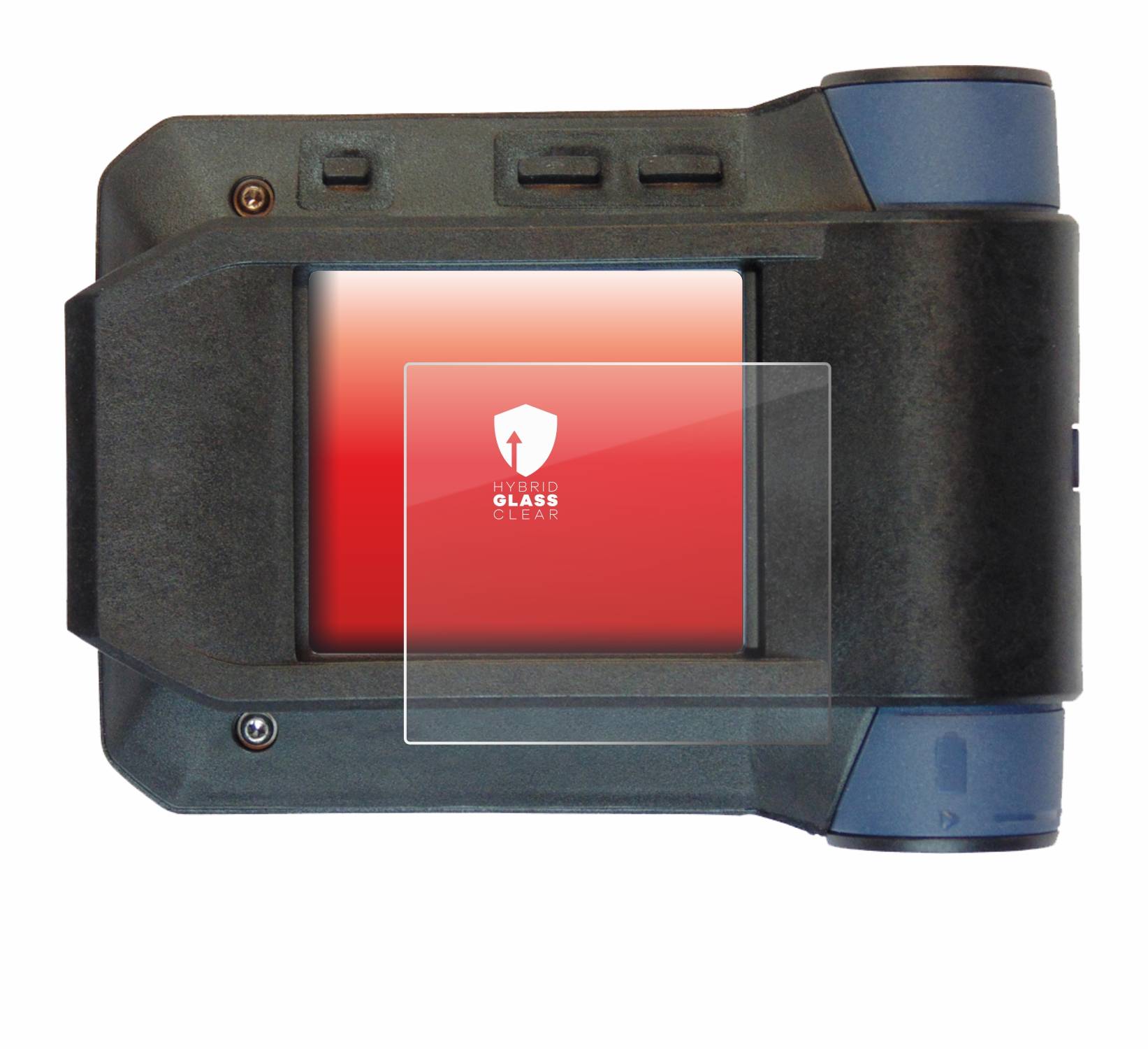 upscreen Flexible Schutz Glas Folie für Swissphone s.Quad X15/ X35/ C45/ C35 Schutzglas 9H Hybridglas Klar