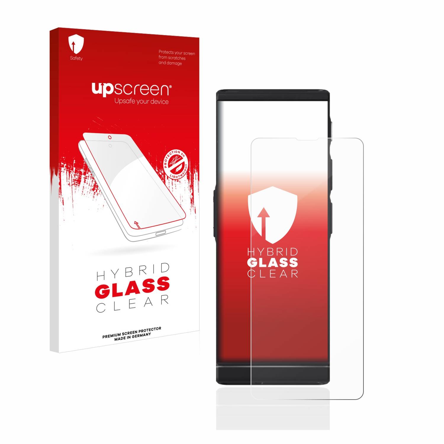 upscreen Flexible Schutz Glas Folie für Vasco Translator V4 Schutzglas 9H Hybridglas Klar