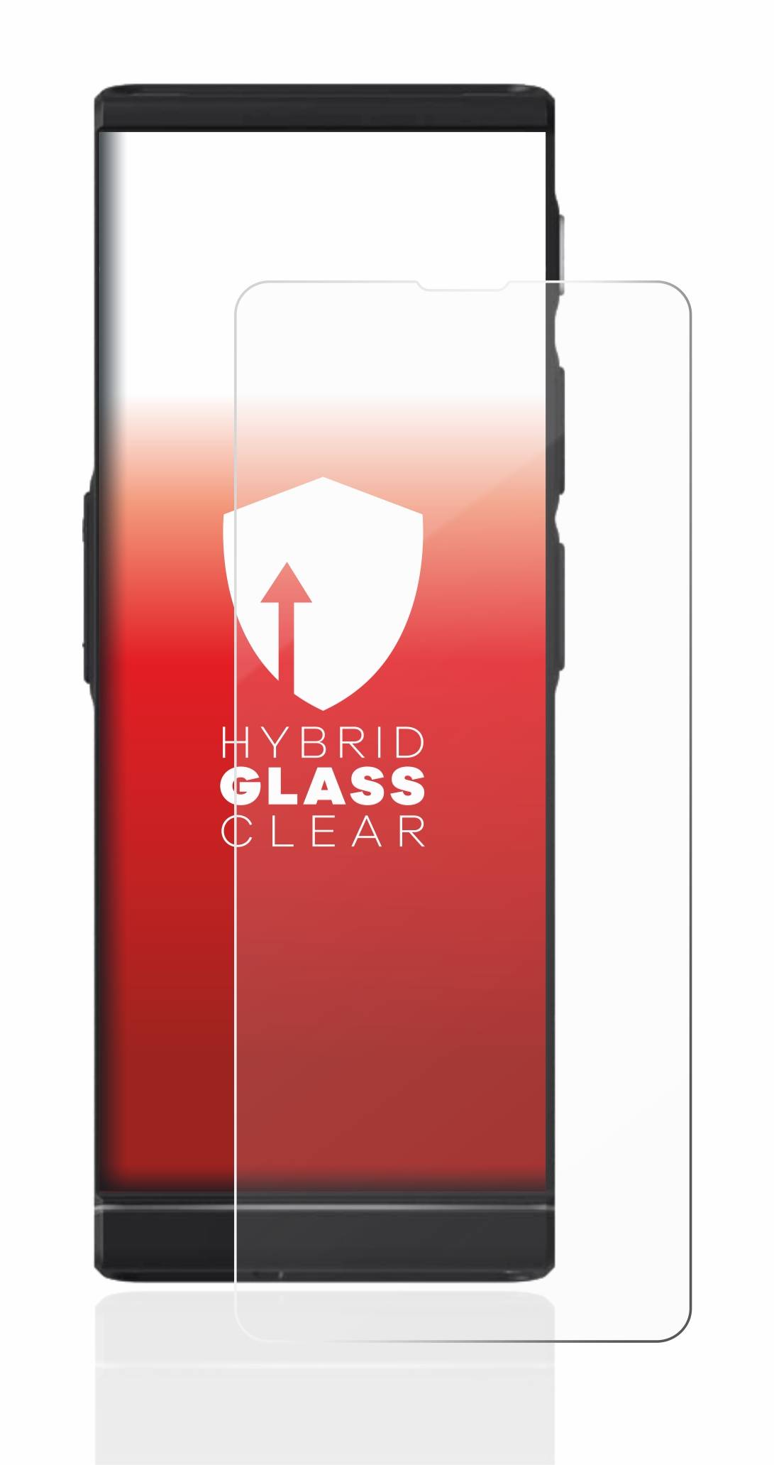 upscreen Flexible Schutz Glas Folie für Vasco Translator V4 Schutzglas 9H Hybridglas Klar