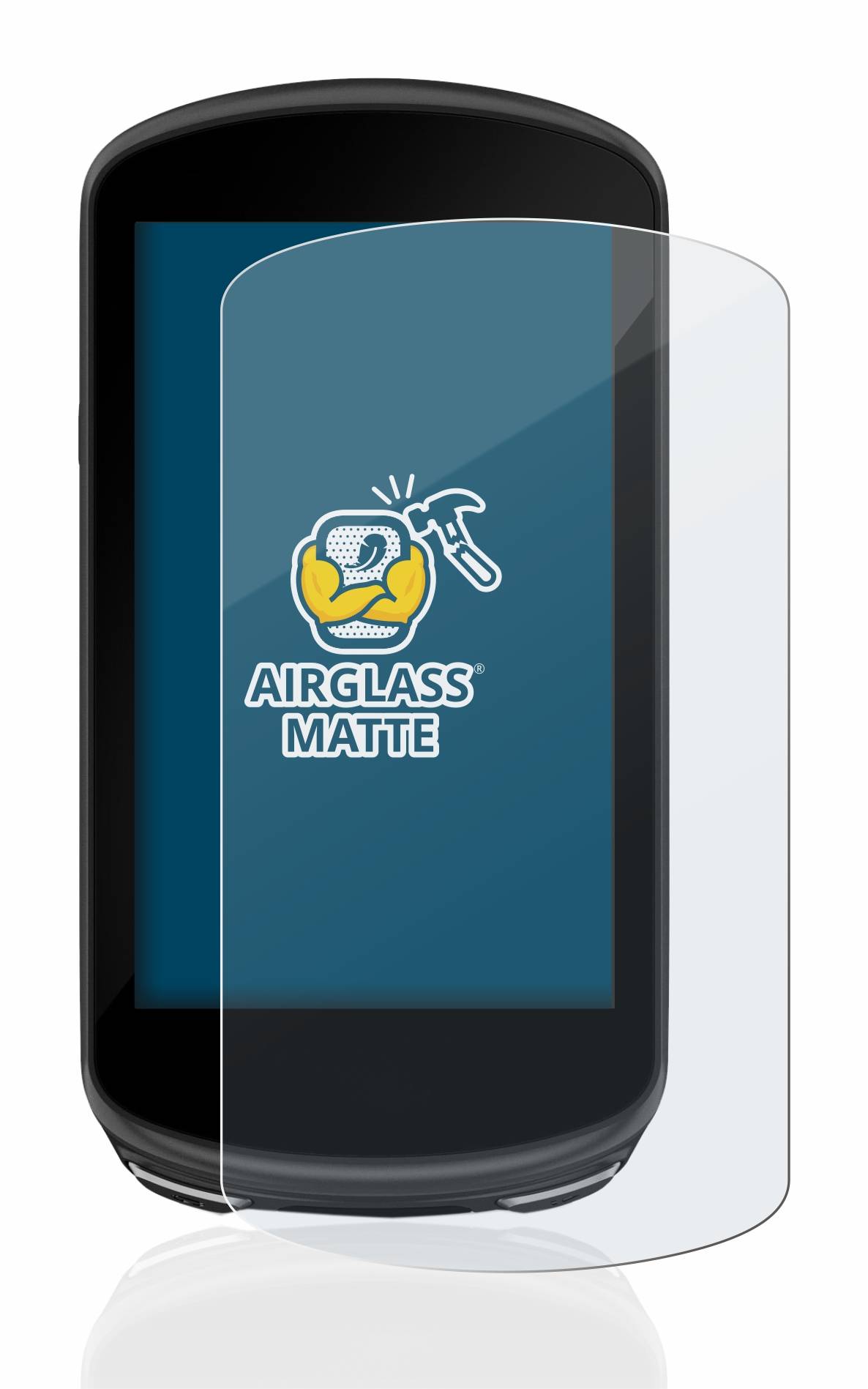 BROTECT AirGlass Flexible Schutz Glas Folie für Garmin Edge 1030 Plus Matt Entspiegelt