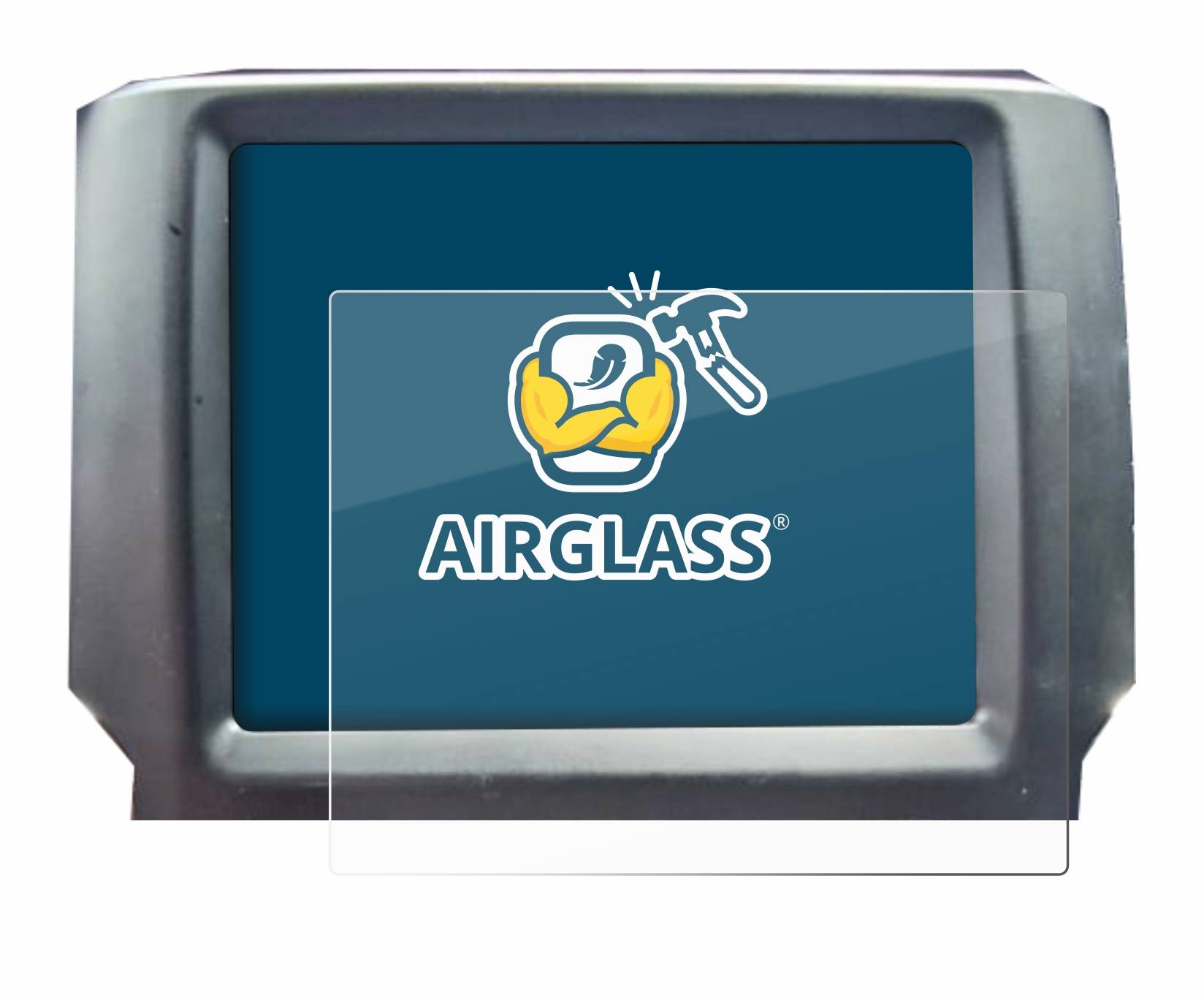 BROTECT AirGlass Glas Panzer-Folie für Uconnect 8.4 (Ram 1500 / 2500 / 3500 / Chassis Cab) - Schutzglas