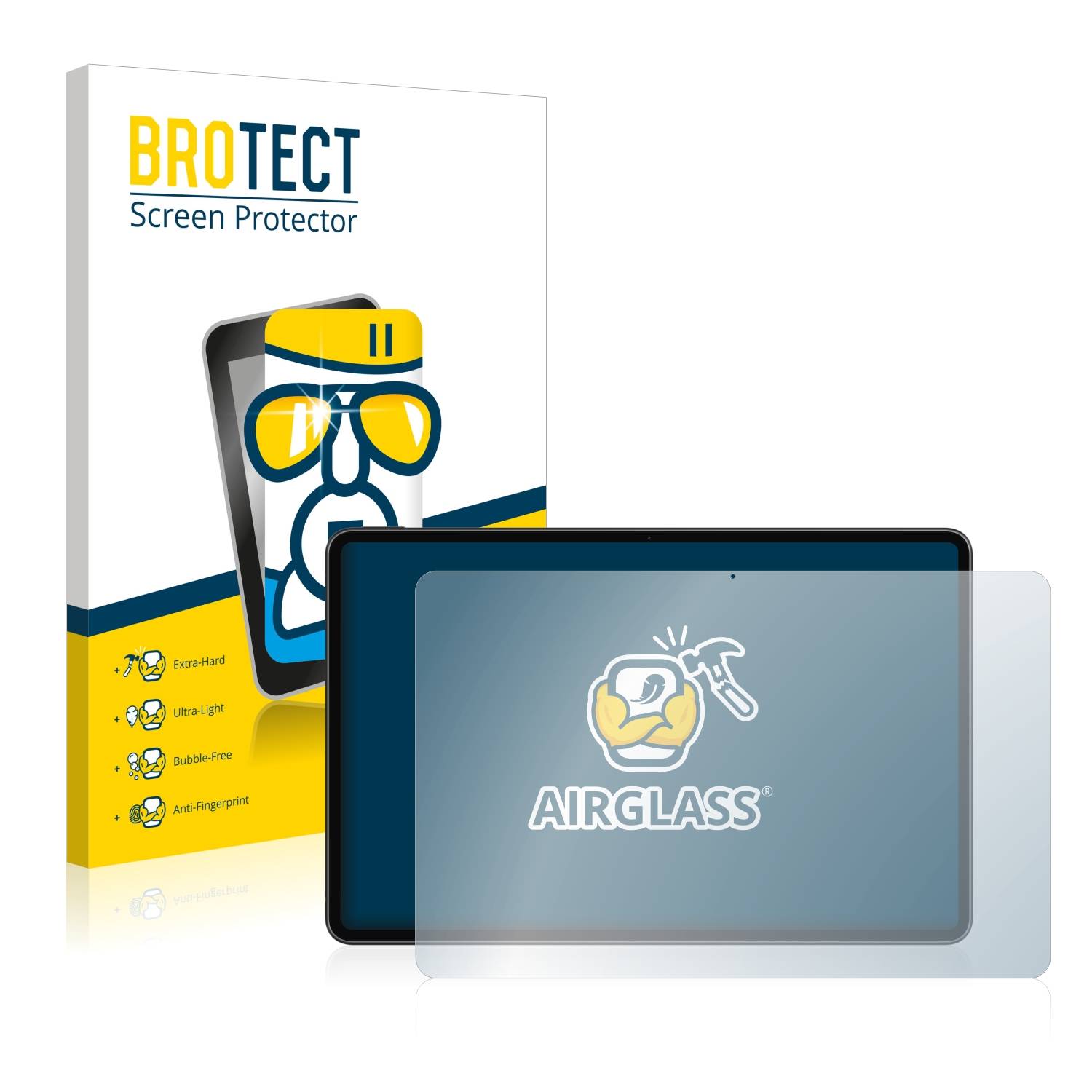 BROTECT AirGlass Flexible Schutz Glas Folie für Huawei MateBook E 2022 Klar Transparent