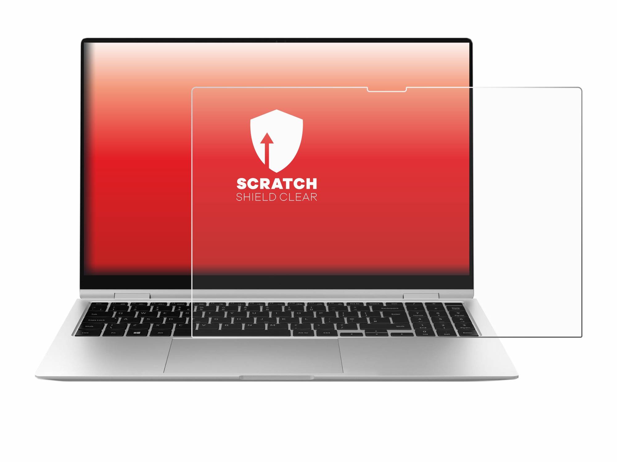 upscreen Scratch Shield Schutzfolie für Samsung Galaxy Book2 Pro 360 15.6