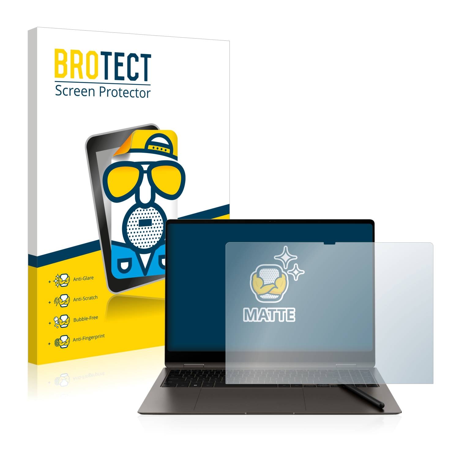 BROTECT Entspiegelungs-Folie für Samsung Galaxy Book3 Pro 360 16