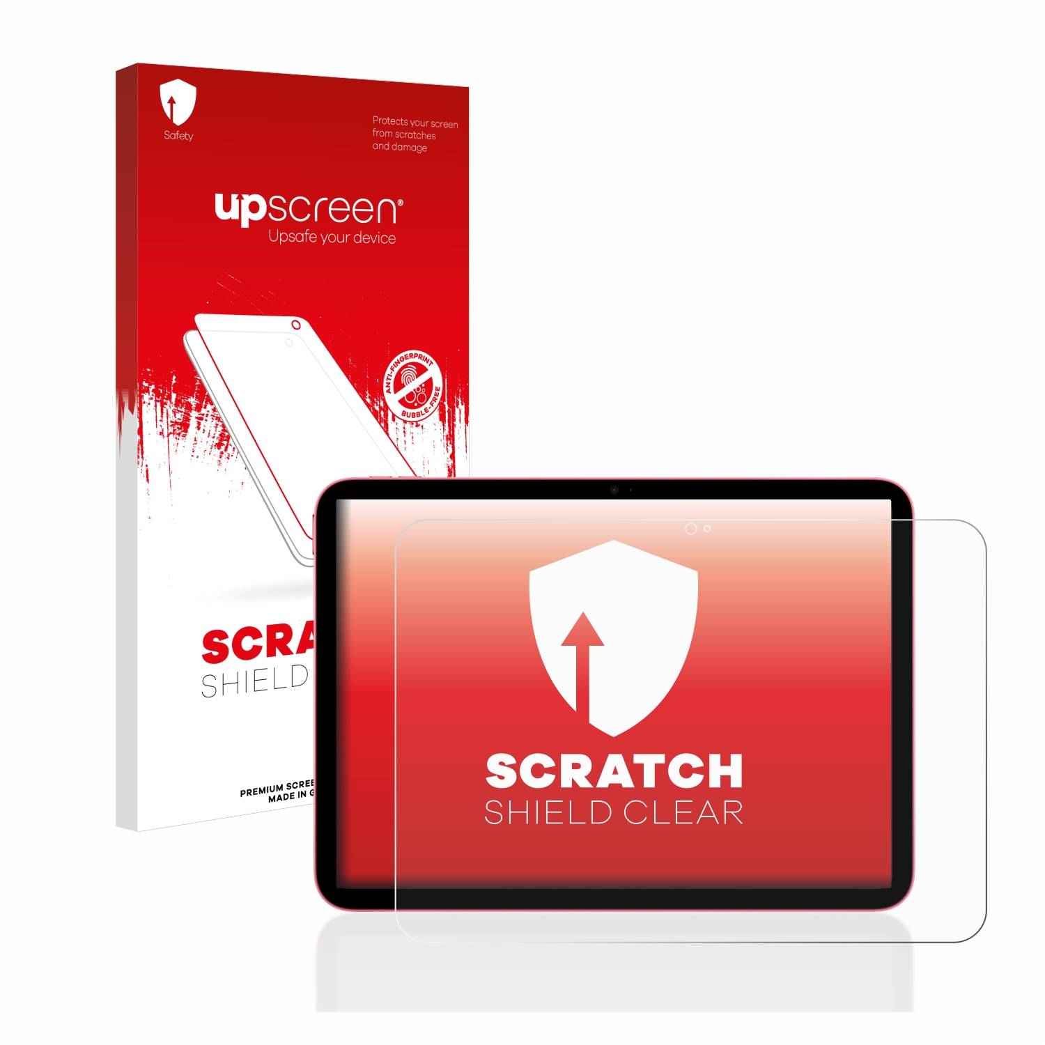upscreen Scratch Shield Schutzfolie für Apple iPad 10.9 2022 WiFi (10. Gen.)