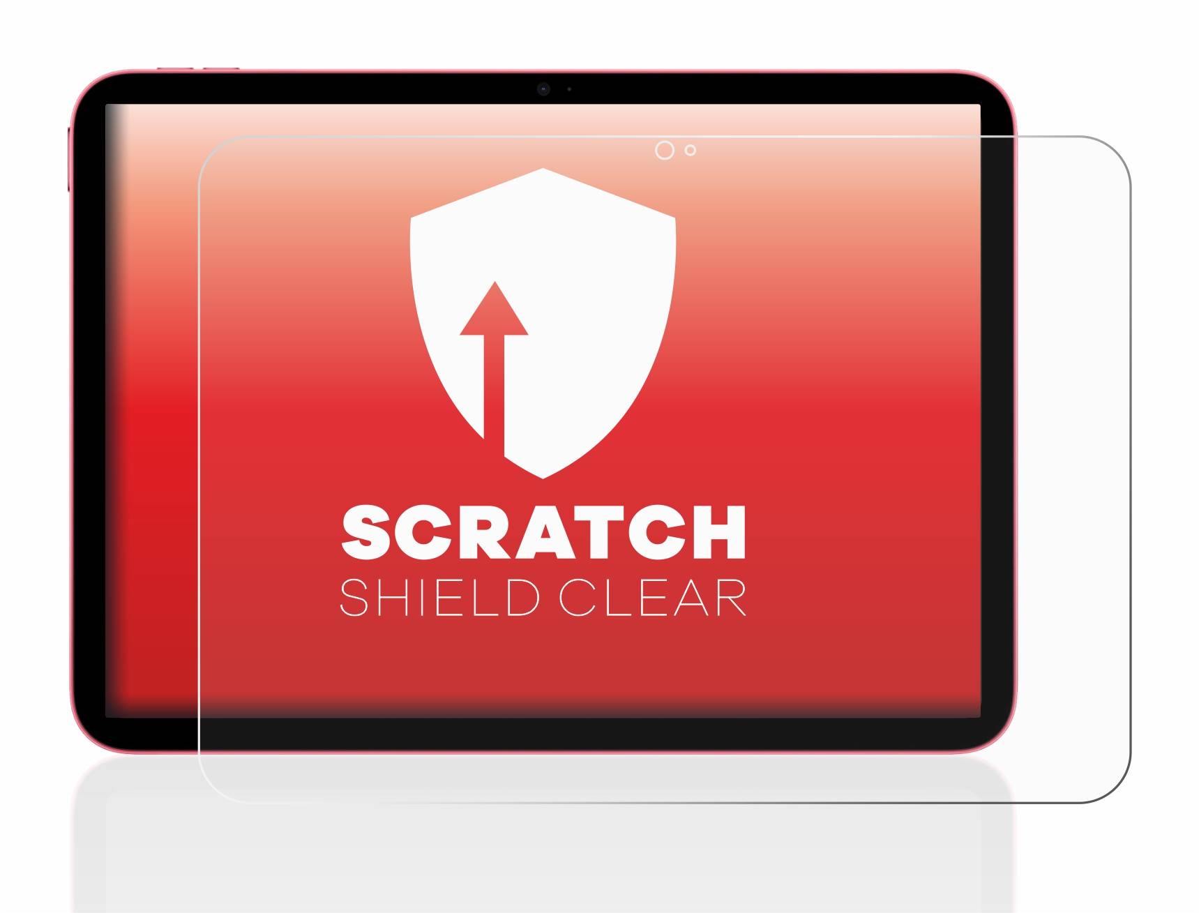 upscreen Scratch Shield Schutzfolie für Apple iPad 10.9 2022 WiFi (10. Gen.)