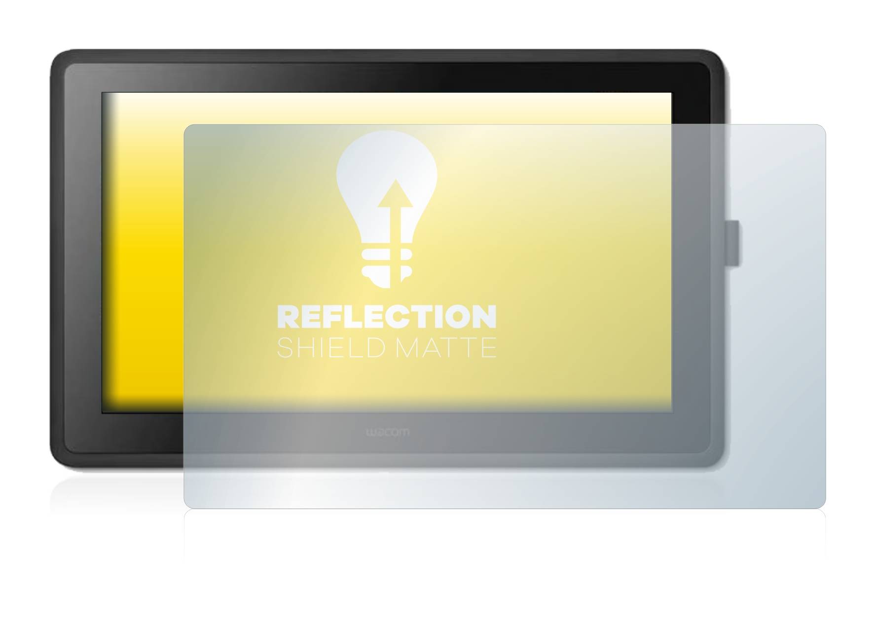 upscreen Reflection Shield Matt Schutzfolie für Wacom Cintiq 22