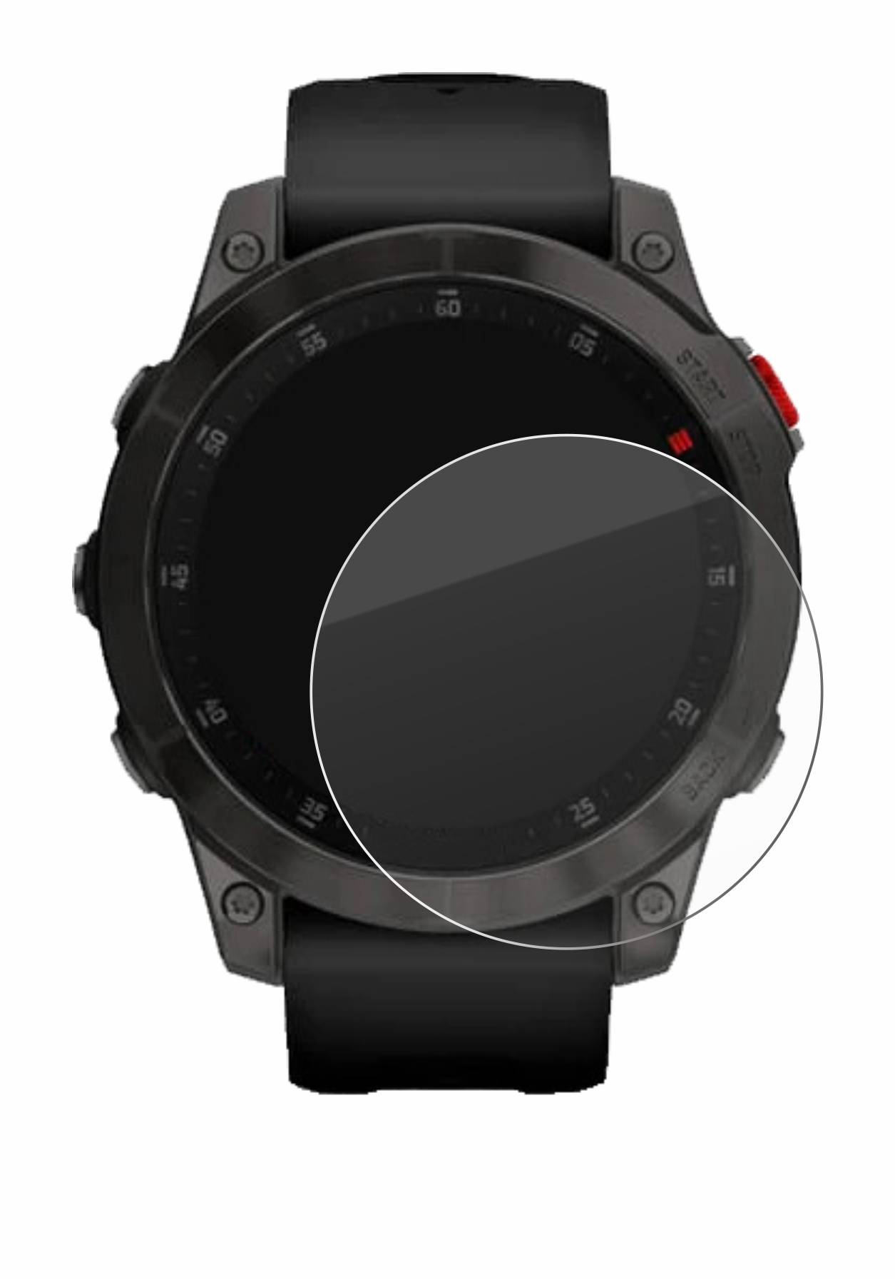 upscreen Hybrid Glas Schutz-Folie für Garmin epix (Gen. 2)