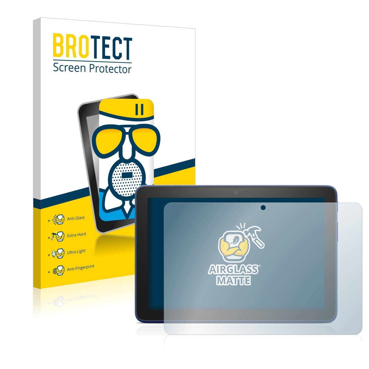 BROTECT AirGlass Matt Glas Schutz Folie für Amazon Fire HD 8 2022