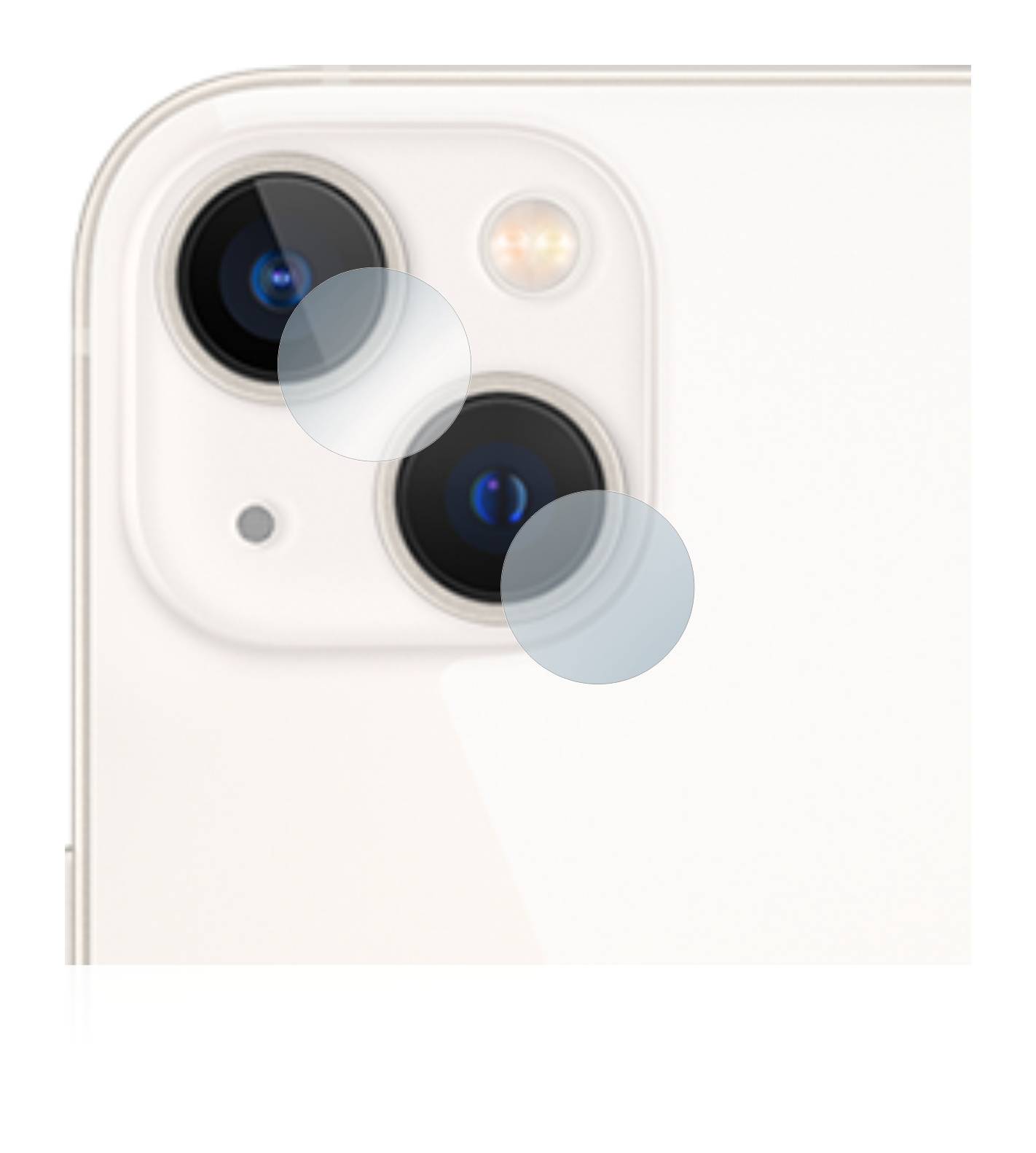 upscreen Scratch Shield Schutzfolie für Apple iPhone 13 (NUR Kameraschutz)