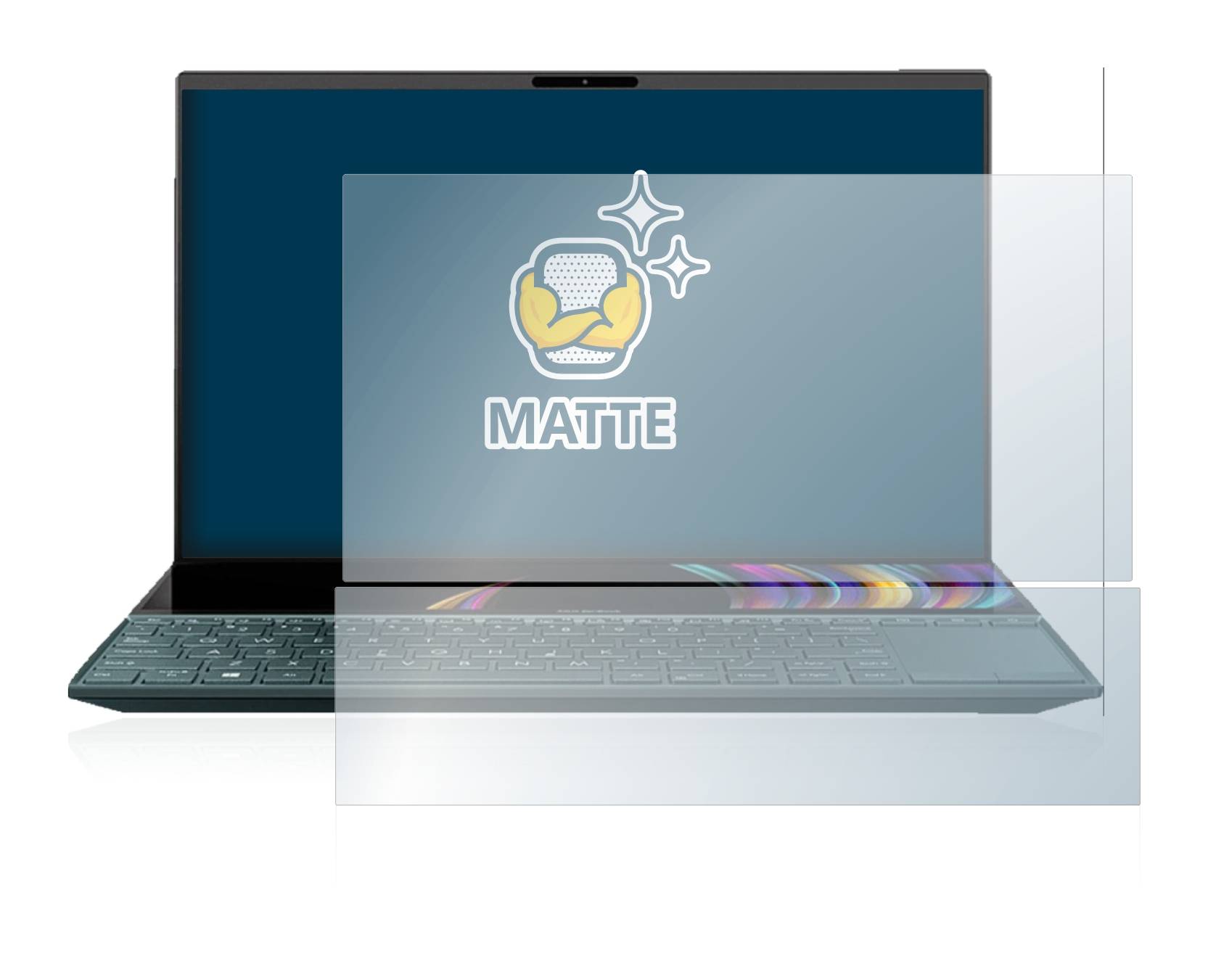 BROTECT Entspiegelungs-Folie für ASUS ZenBook Duo 14 UX481