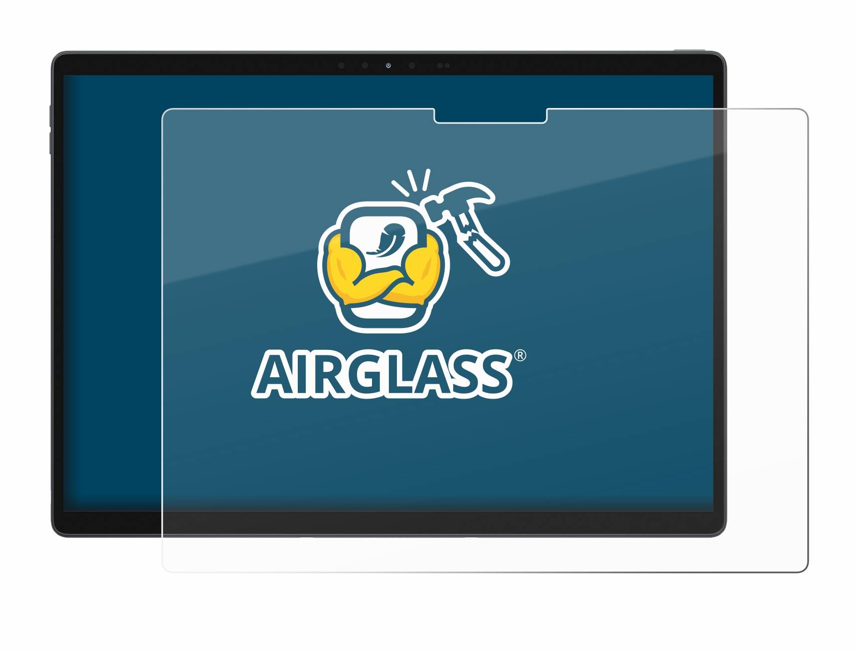 BROTECT AirGlass Flexible Schutz Glas Folie für Dell Latitude 7320 Detachable Klar Transparent