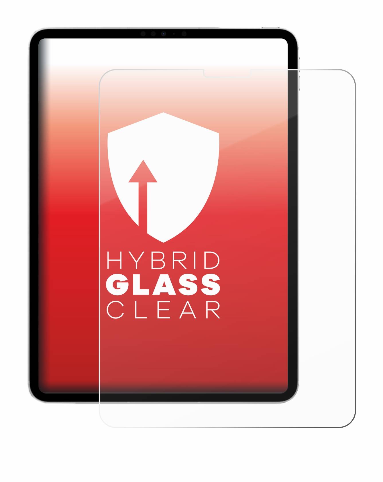 upscreen Hybrid Glas Schutz-Folie für Apple iPad Pro 11 2022 (4. Gen.)